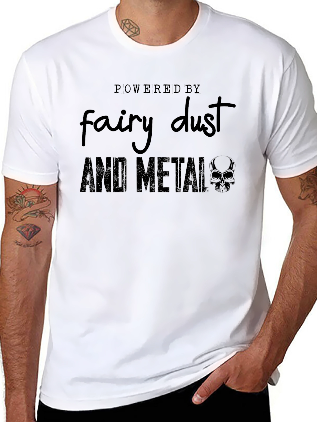 Powered by Fairy Dust and Metal Graphic Tee