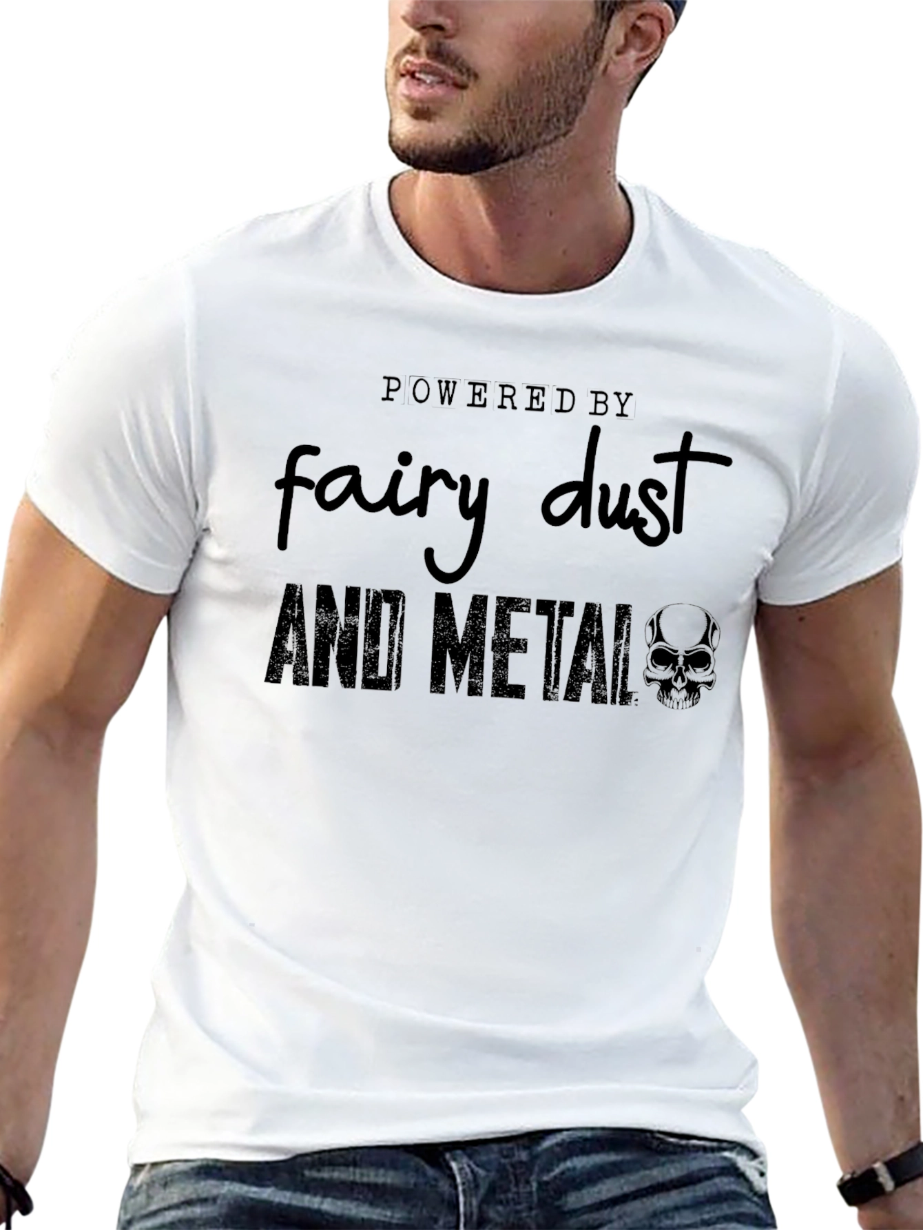 Powered by Fairy Dust and Metal Graphic Tee