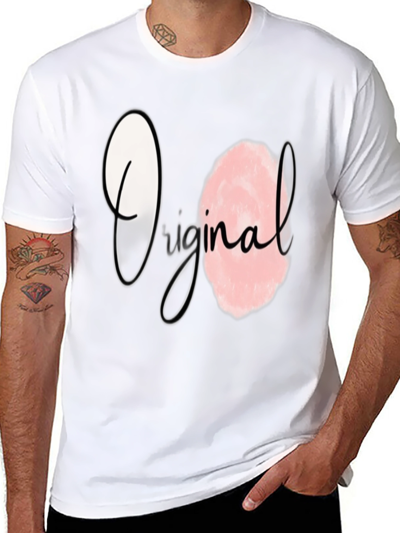 Original Graphic Print Black T-Shirt