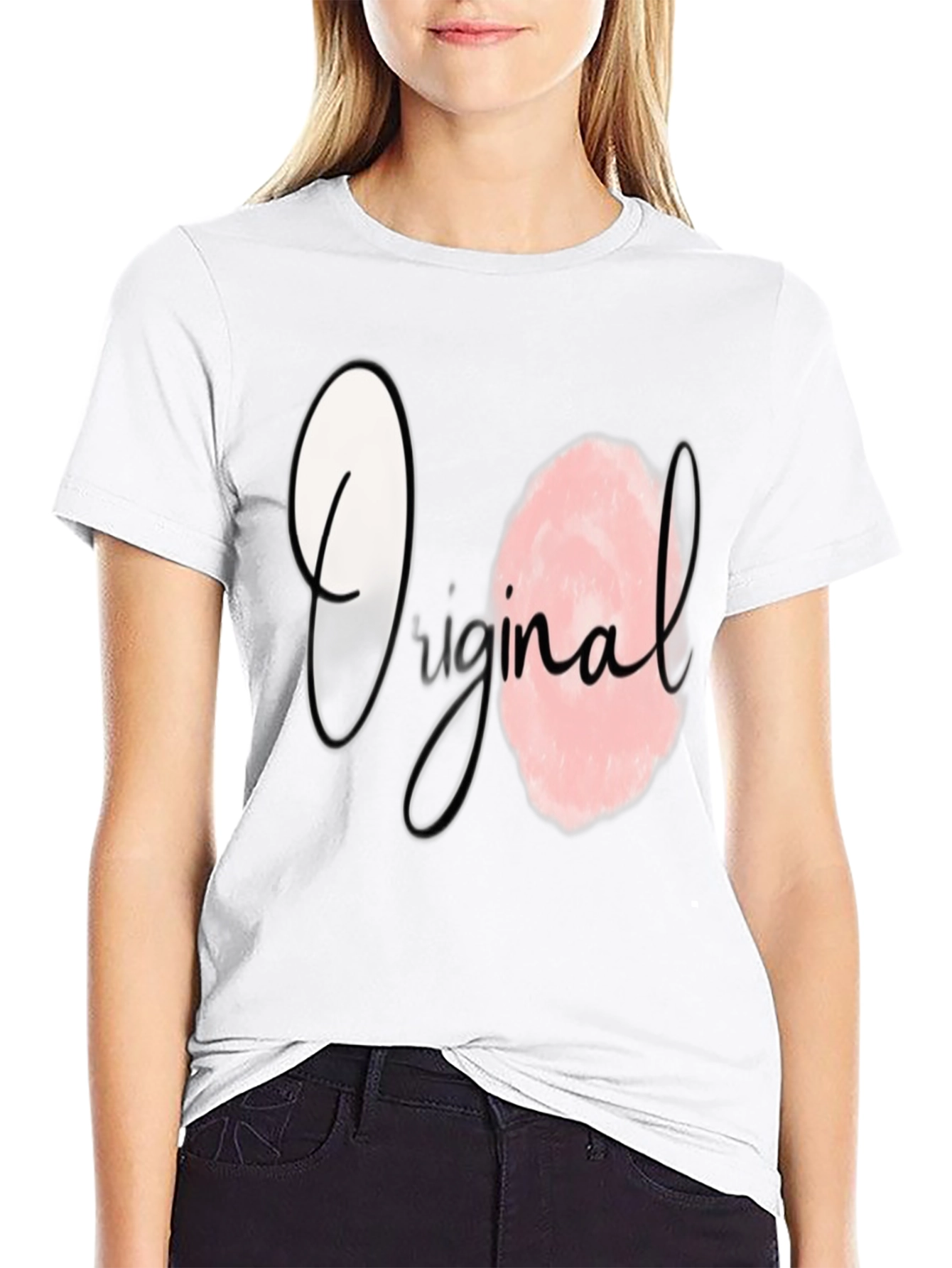 Original Graphic Print Black T-Shirt
