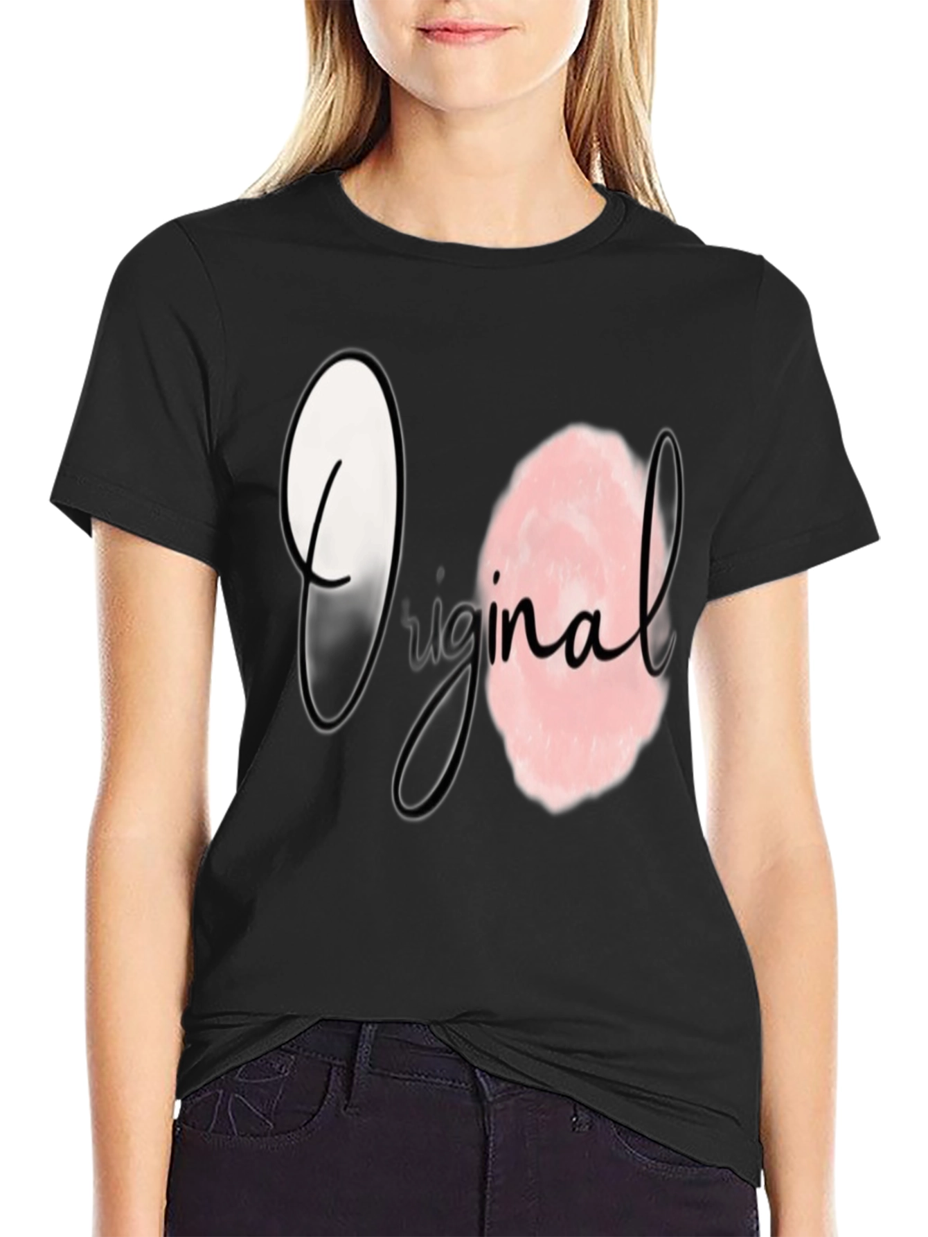 Original Graphic Print Black T-Shirt