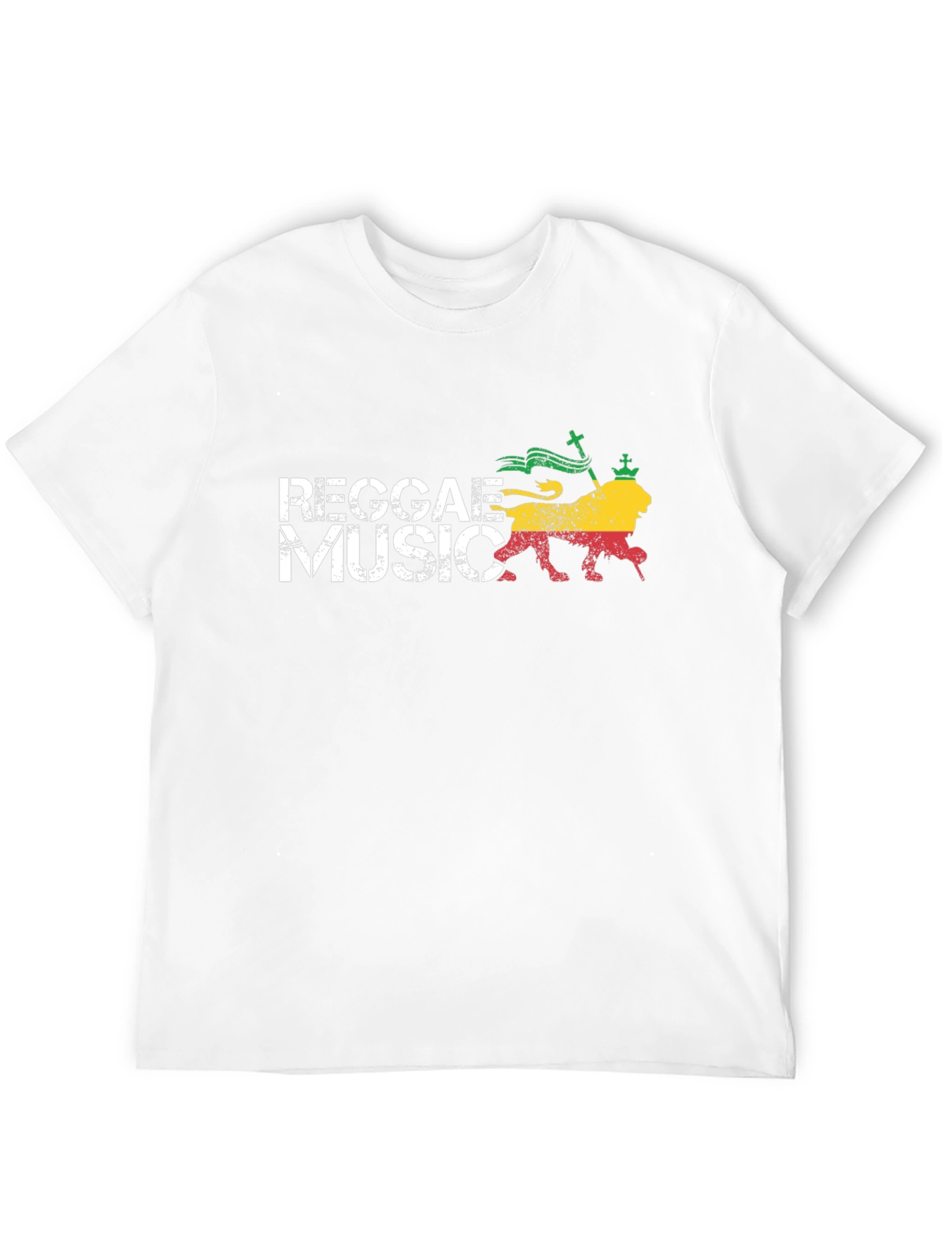 Reggae Music Lion Graphic T-Shirt