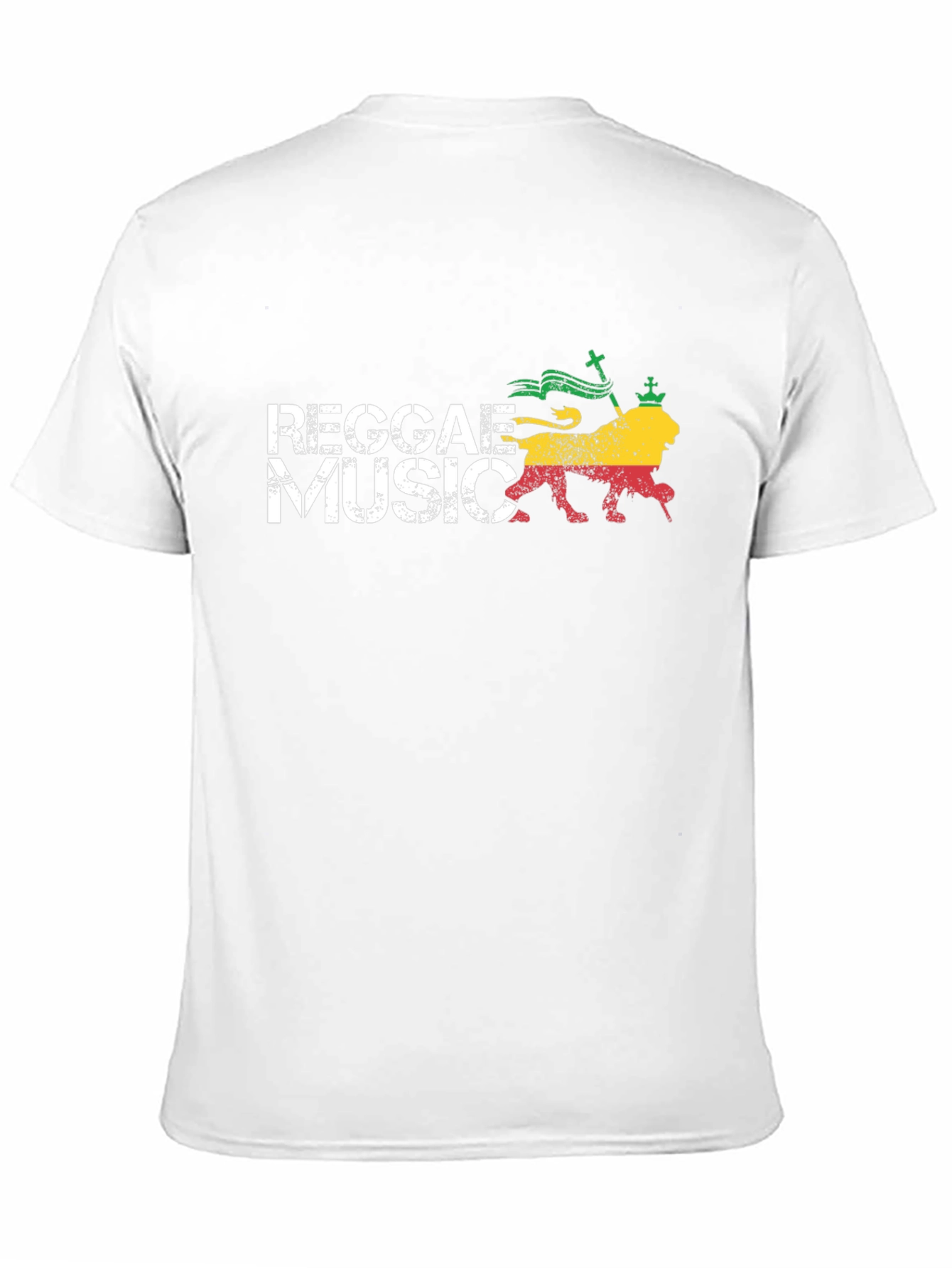 Reggae Music Lion Graphic T-Shirt