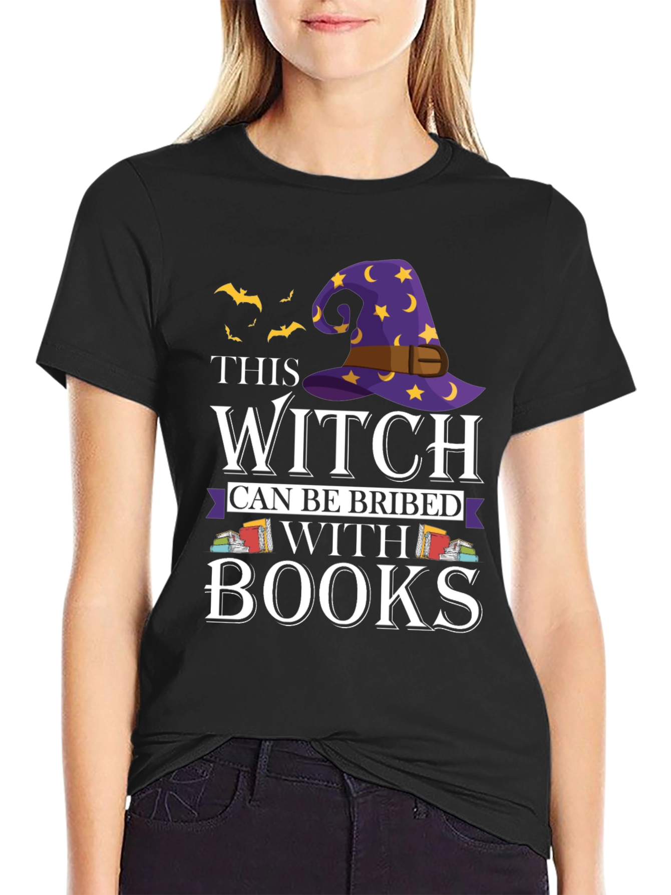 Witch Bribed With Books T-Shirt