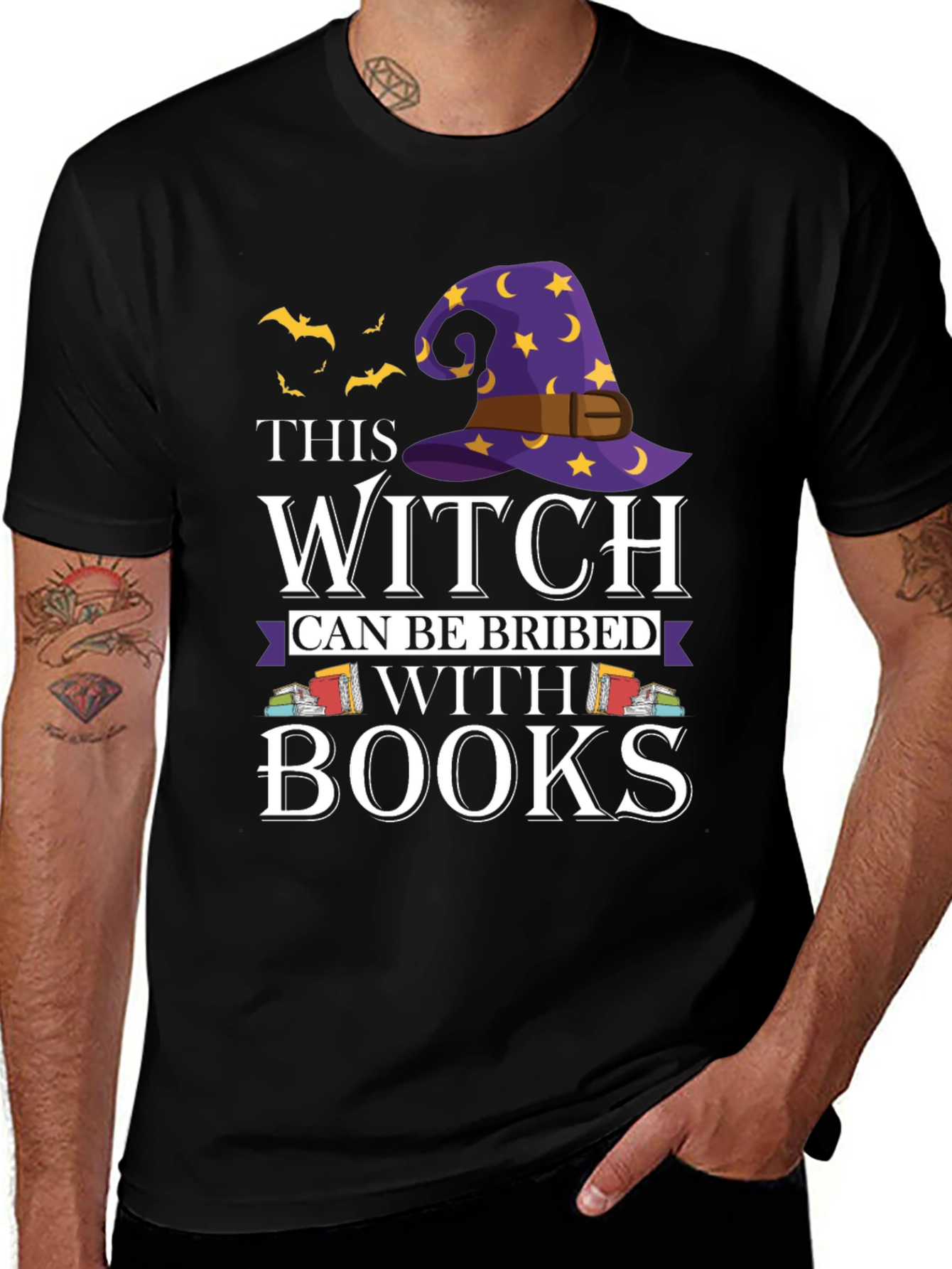 Witch Bribed With Books T-Shirt