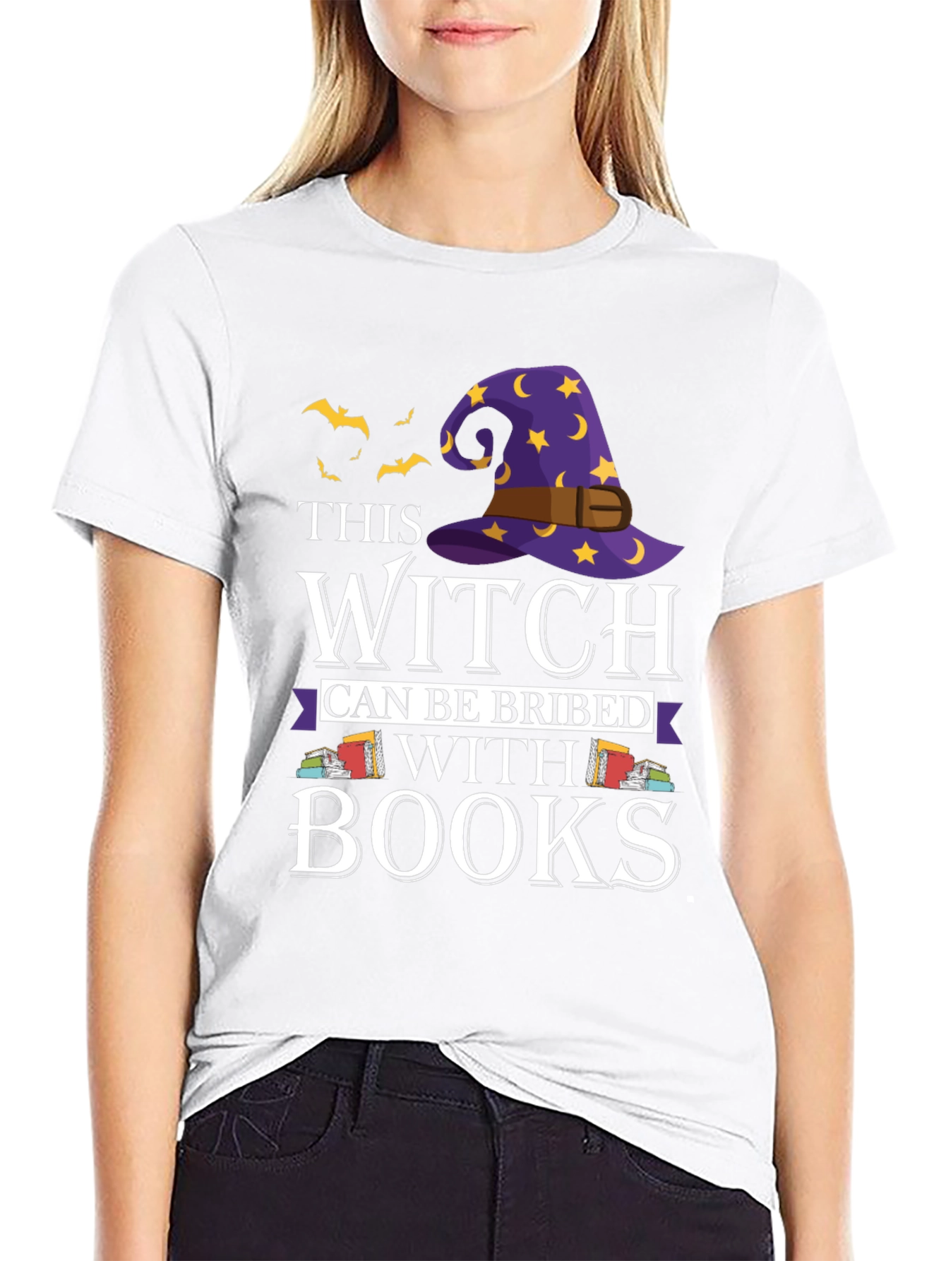Witch Bribed With Books T-Shirt