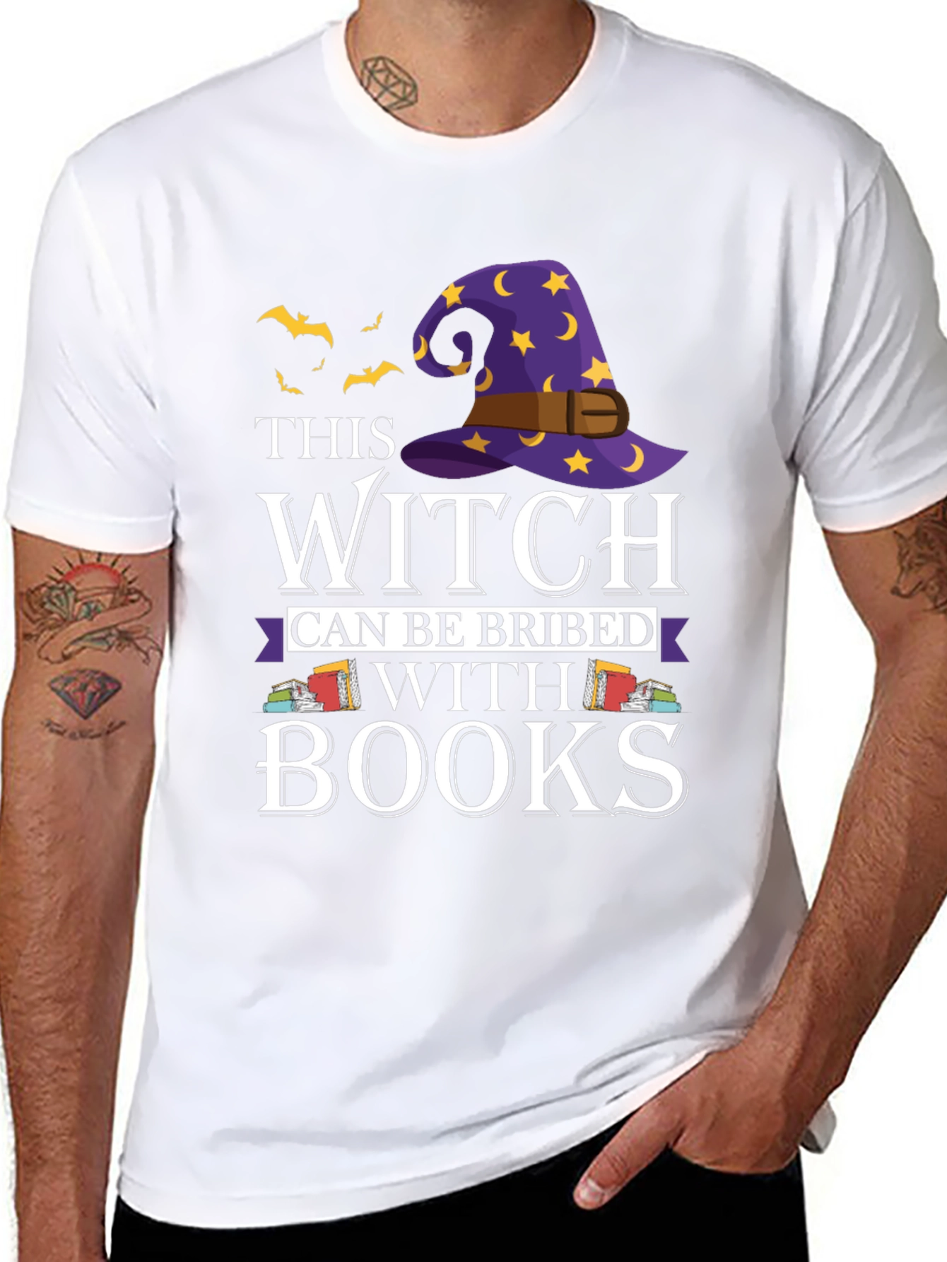 Witch Bribed With Books T-Shirt