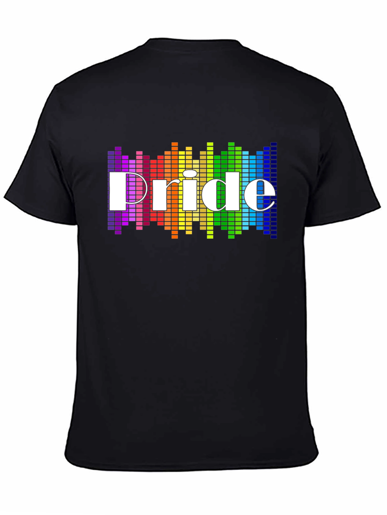 Pride LGBTQ+ Rainbow T-Shirt - Black