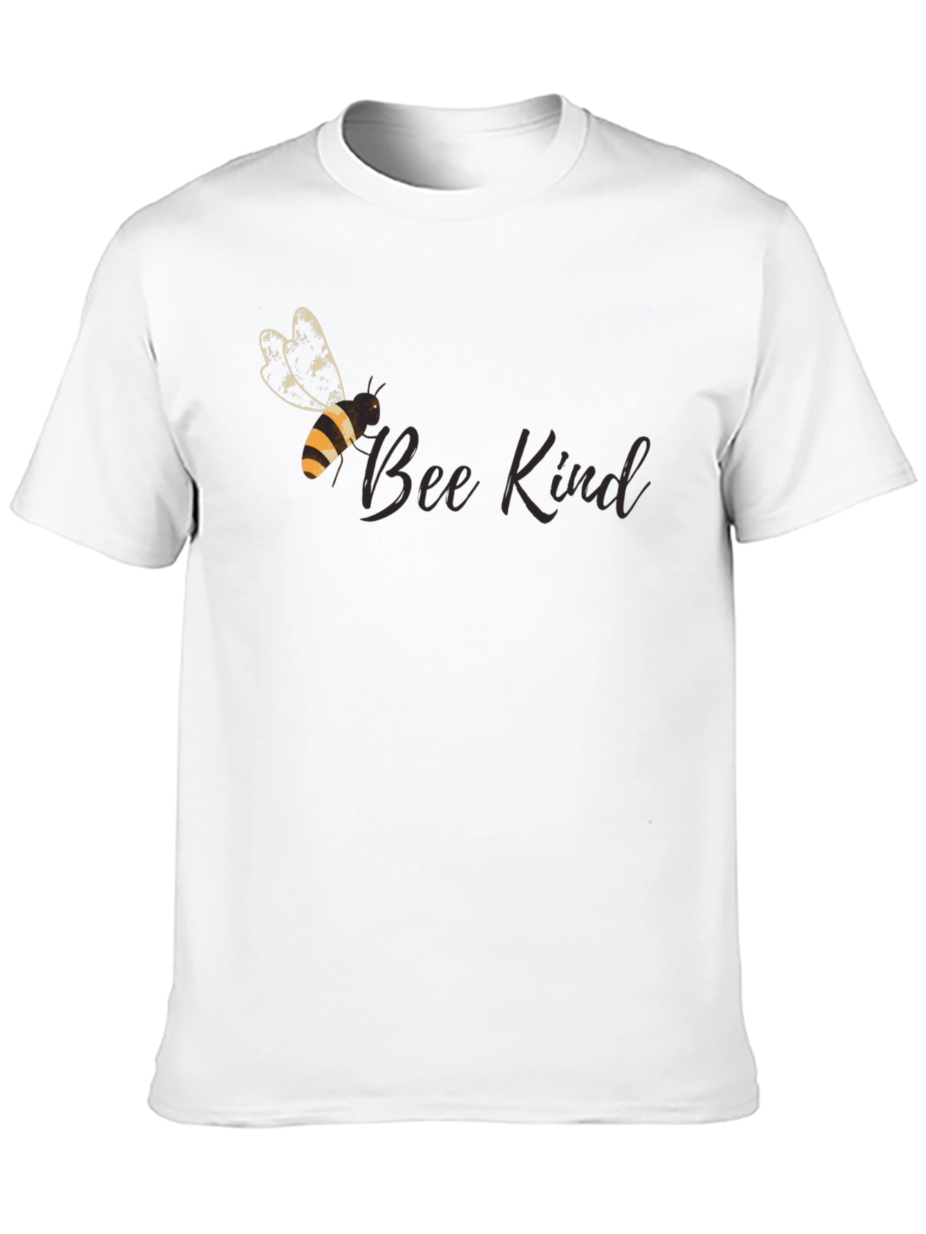 Bee Kind Graphic Tee - Black Cotton Comfort