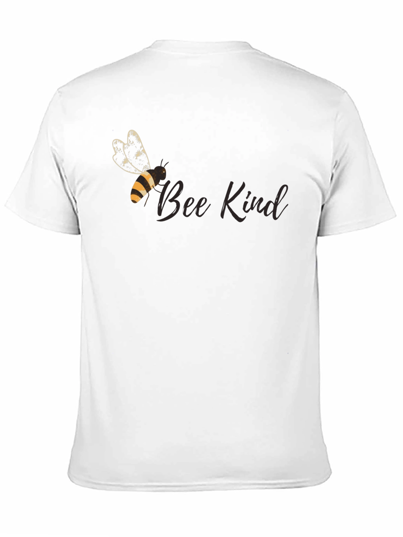 Bee Kind Graphic Tee - Black Cotton Comfort