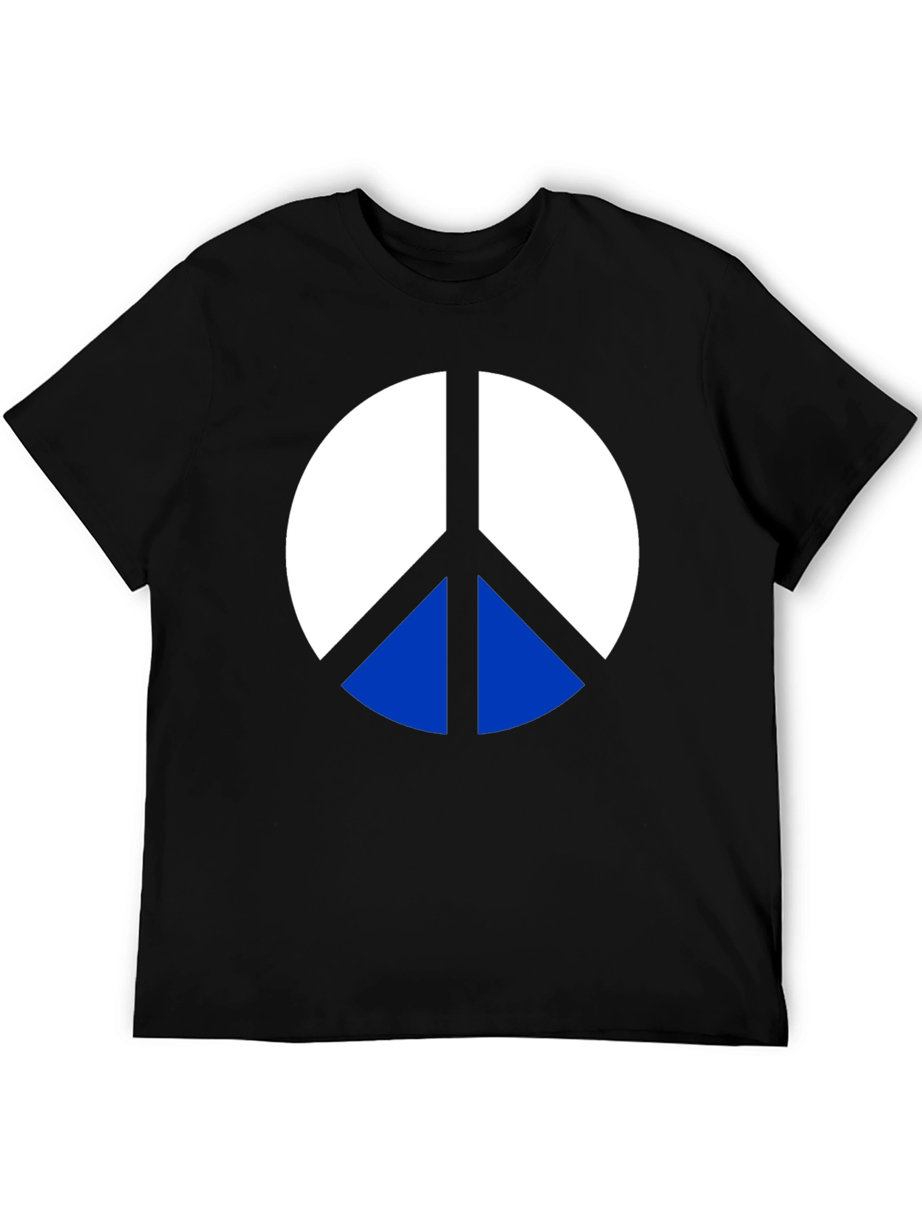 Peace Sign Graphic Tee - Classic Black T-Shirt