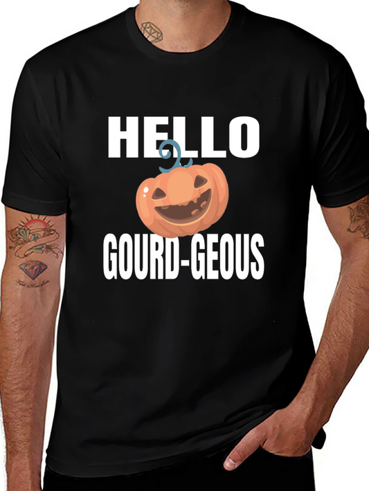 Hello Gourd-Geous Halloween T-Shirt