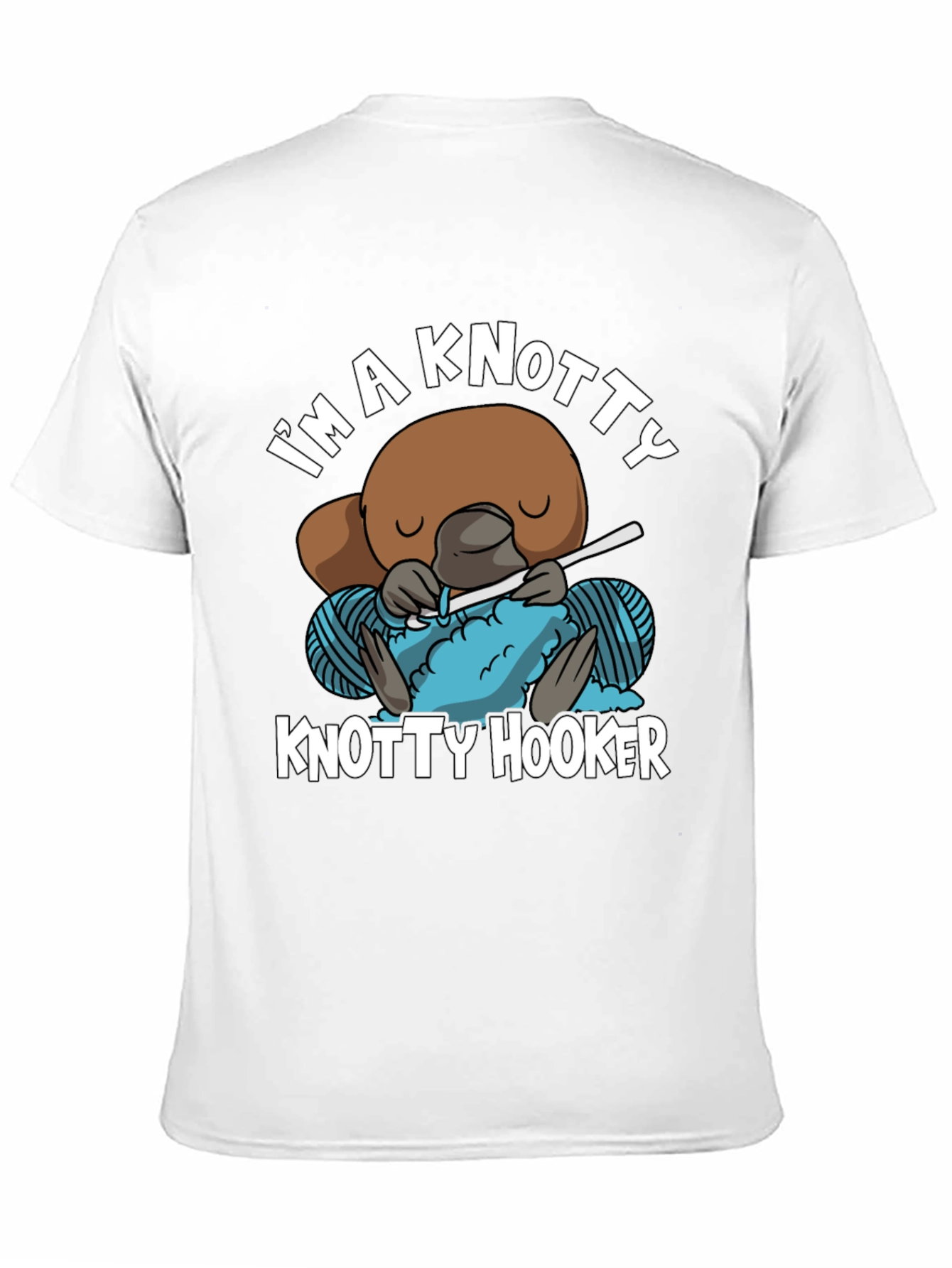 Knotty Hooker T-Shirt - Funny Crochet Tee