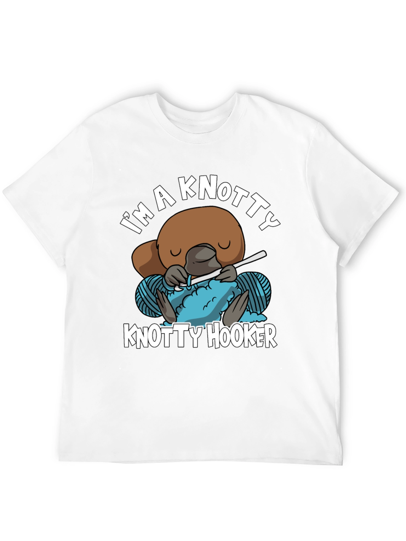 Knotty Hooker T-Shirt - Funny Crochet Tee