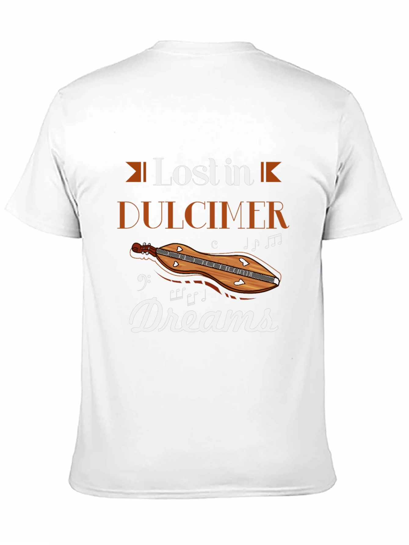 Lost in Dulcimer Dreams Black T-Shirt