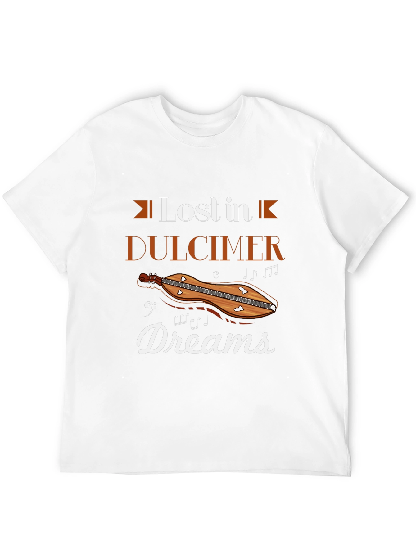 Lost in Dulcimer Dreams Black T-Shirt
