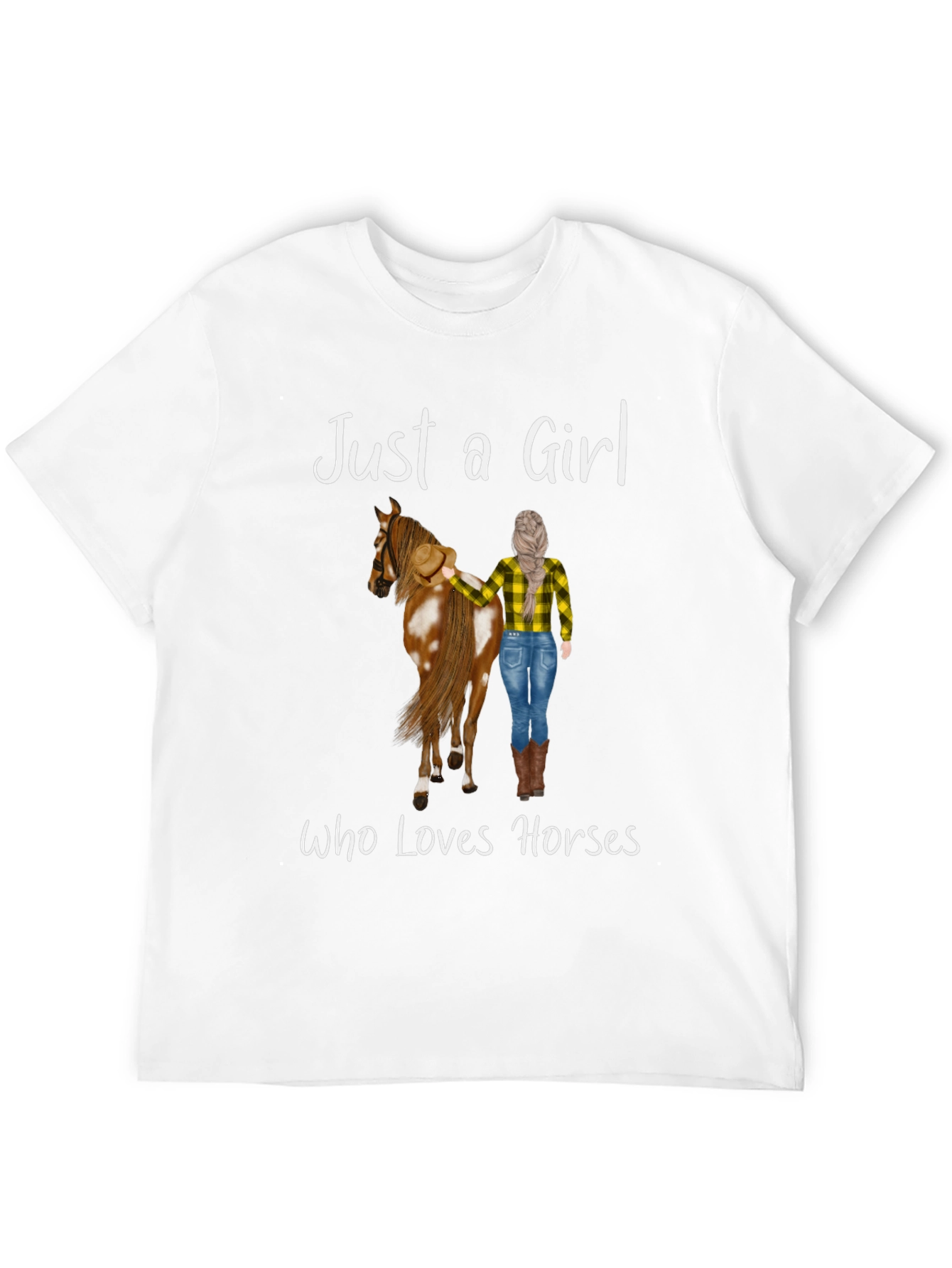 Just A Girl Who Loves Horses Graphic Tee