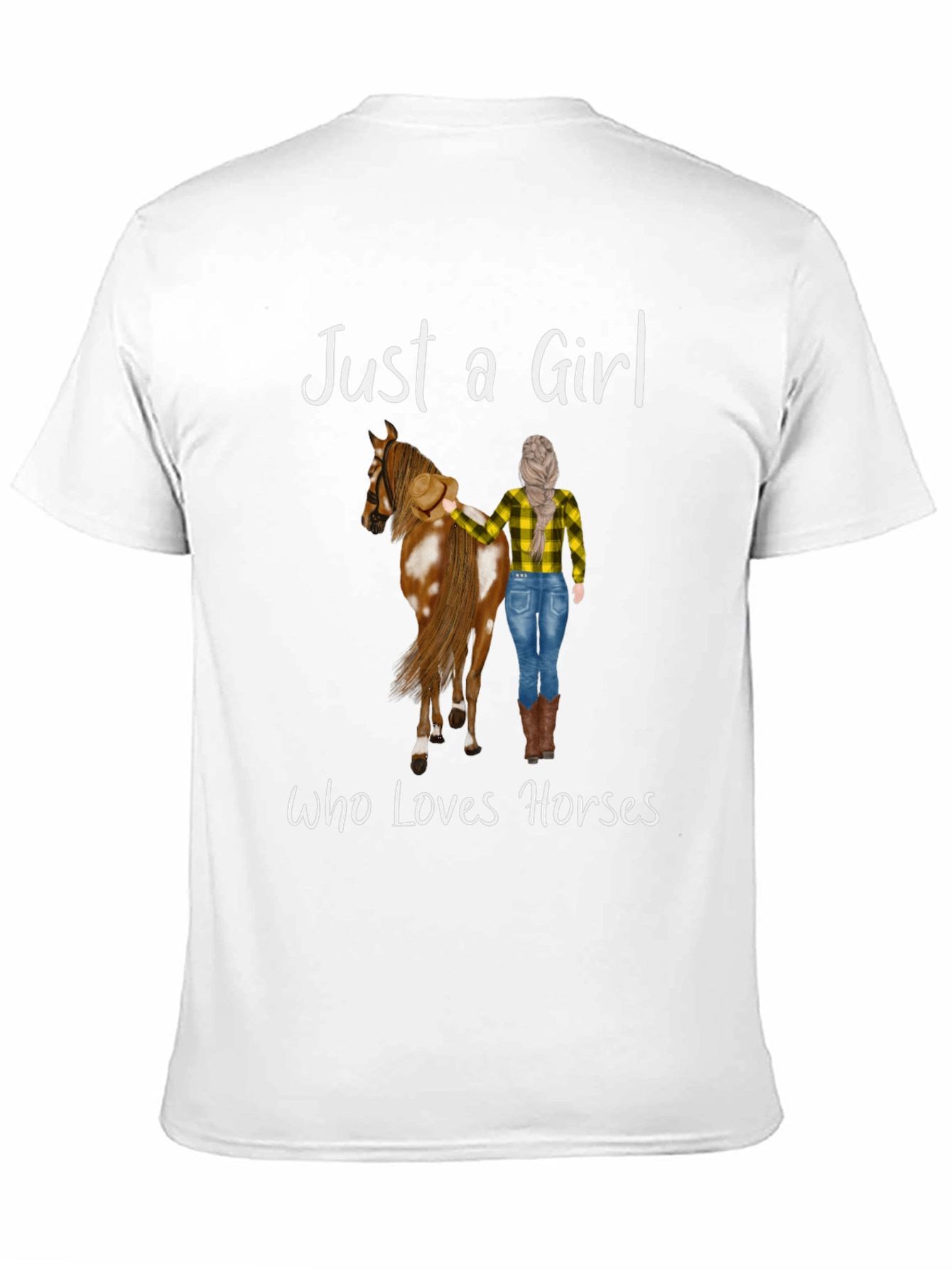 Just A Girl Who Loves Horses Graphic Tee