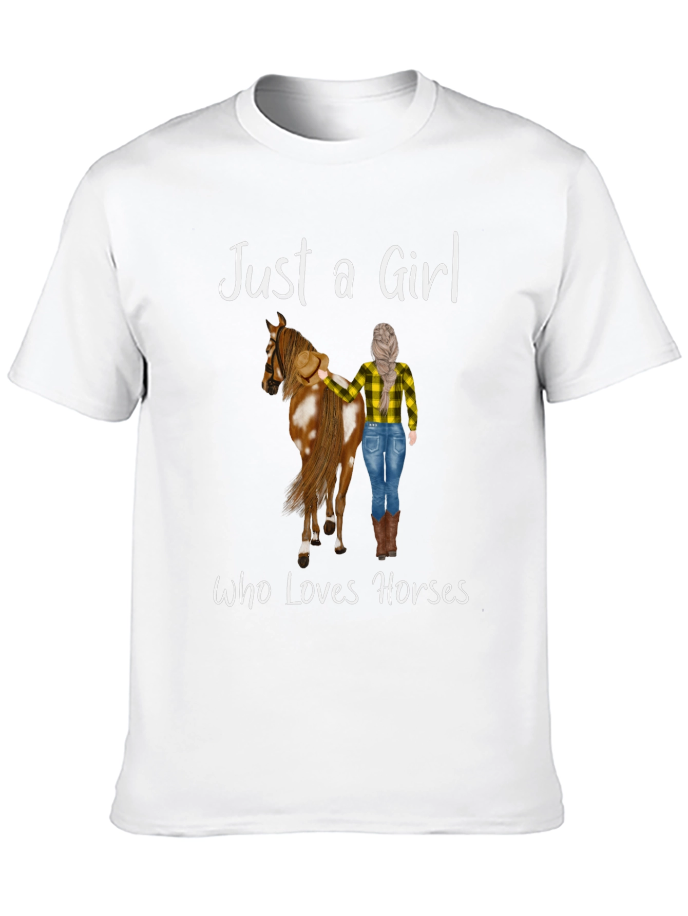 Just A Girl Who Loves Horses Graphic Tee