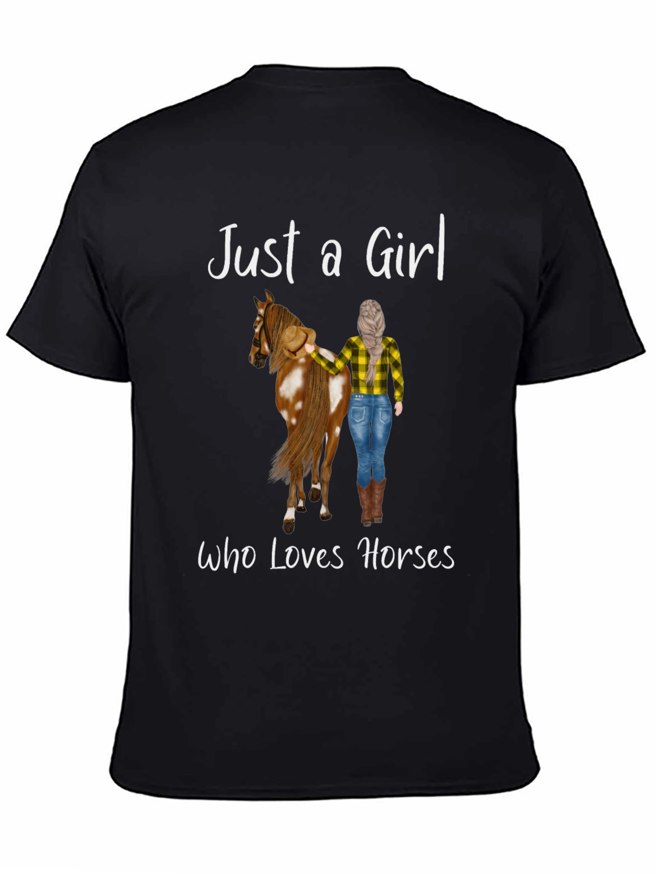 Just A Girl Who Loves Horses Graphic Tee