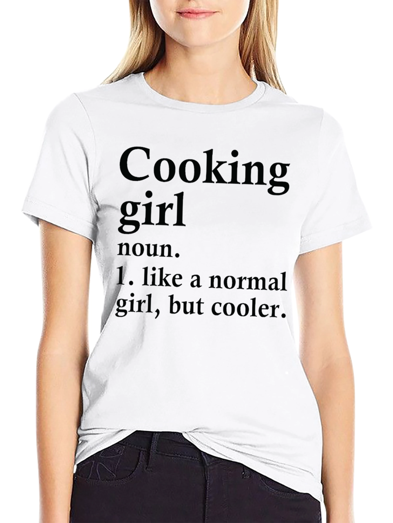 Cooking Girl Definition T-Shirt - Cool Chef Tee