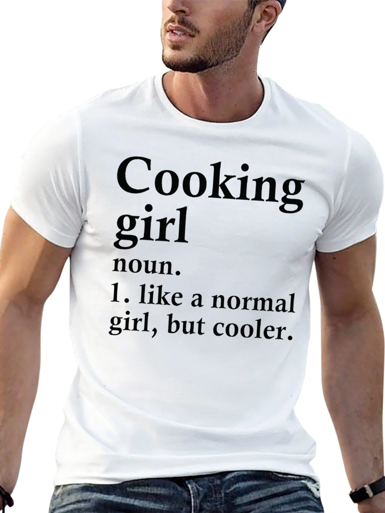 Cooking Girl Definition T-Shirt - Cool Chef Tee