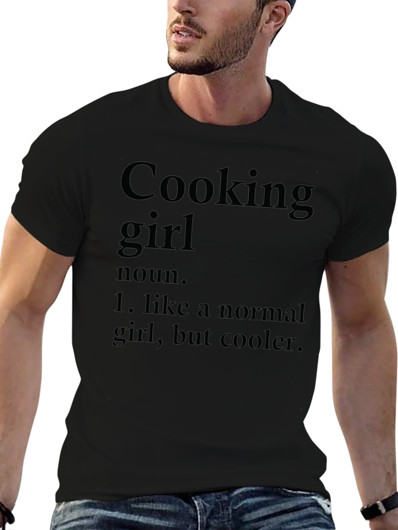 Cooking Girl Definition T-Shirt - Cool Chef Tee
