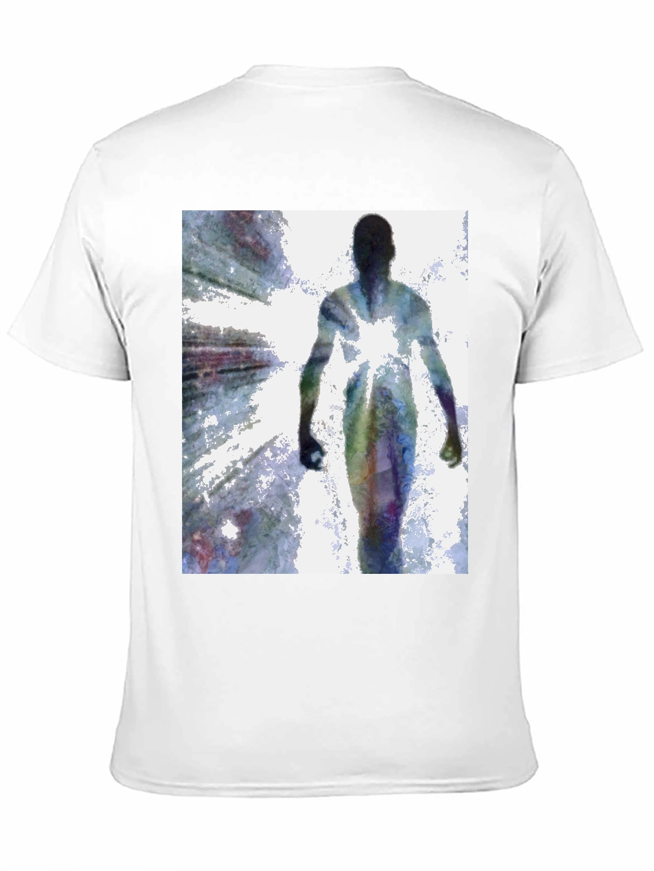 Abstract Figure Black T-Shirt