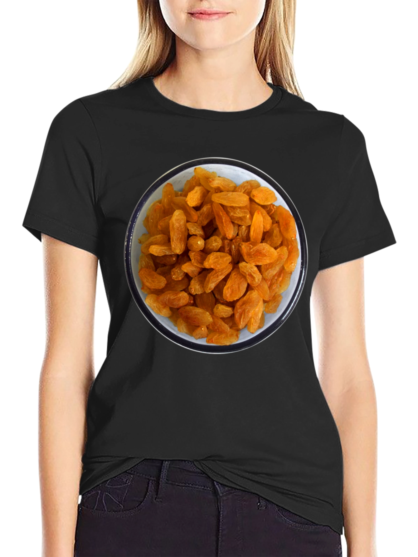 Raisin Bowl Graphic Tee - Unique Foodie T-Shirt