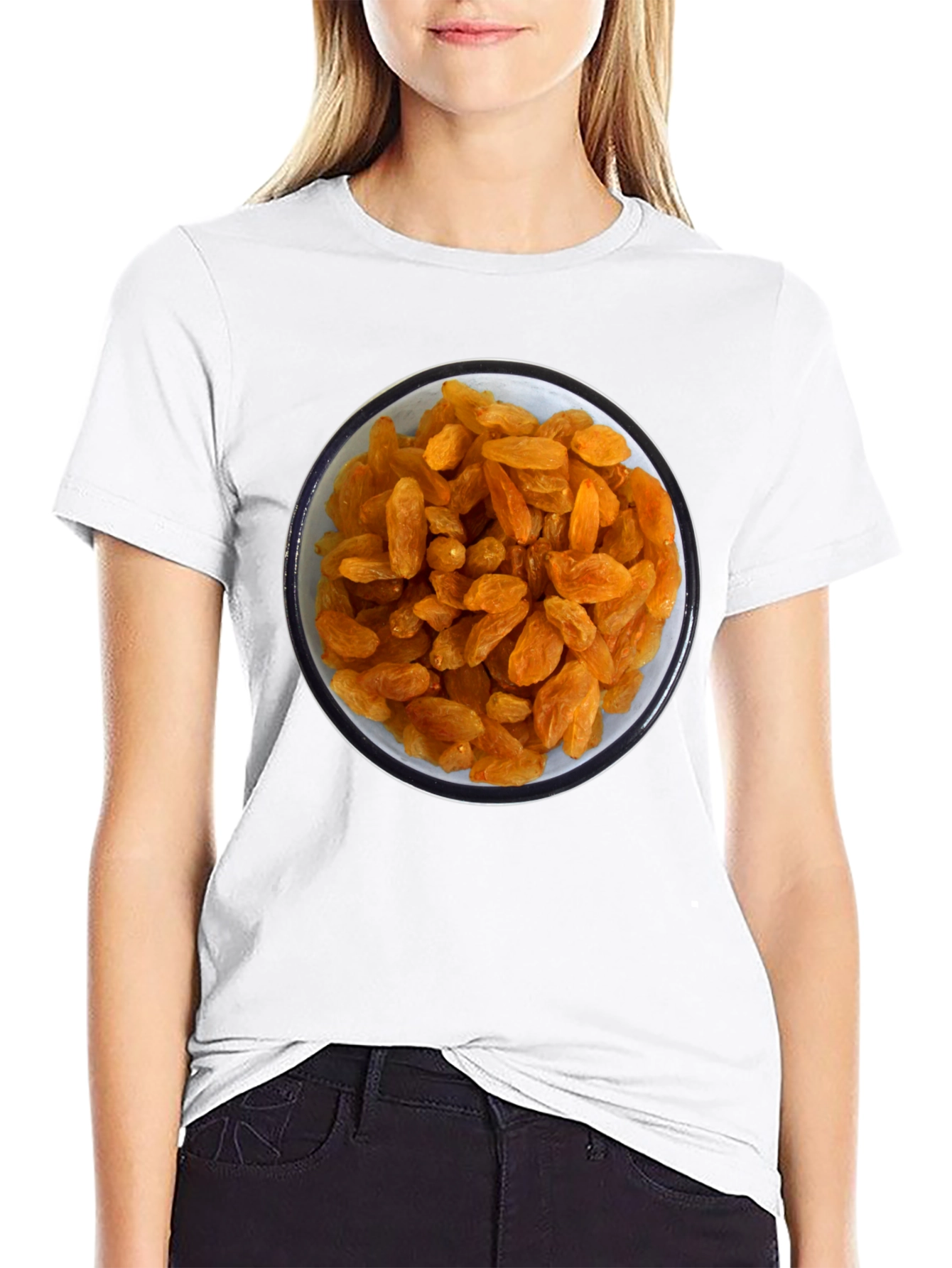 Raisin Bowl Graphic Tee - Unique Foodie T-Shirt