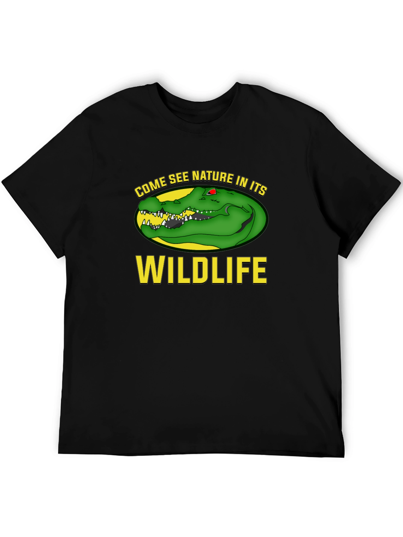Come See Wildlife Black T-Shirt