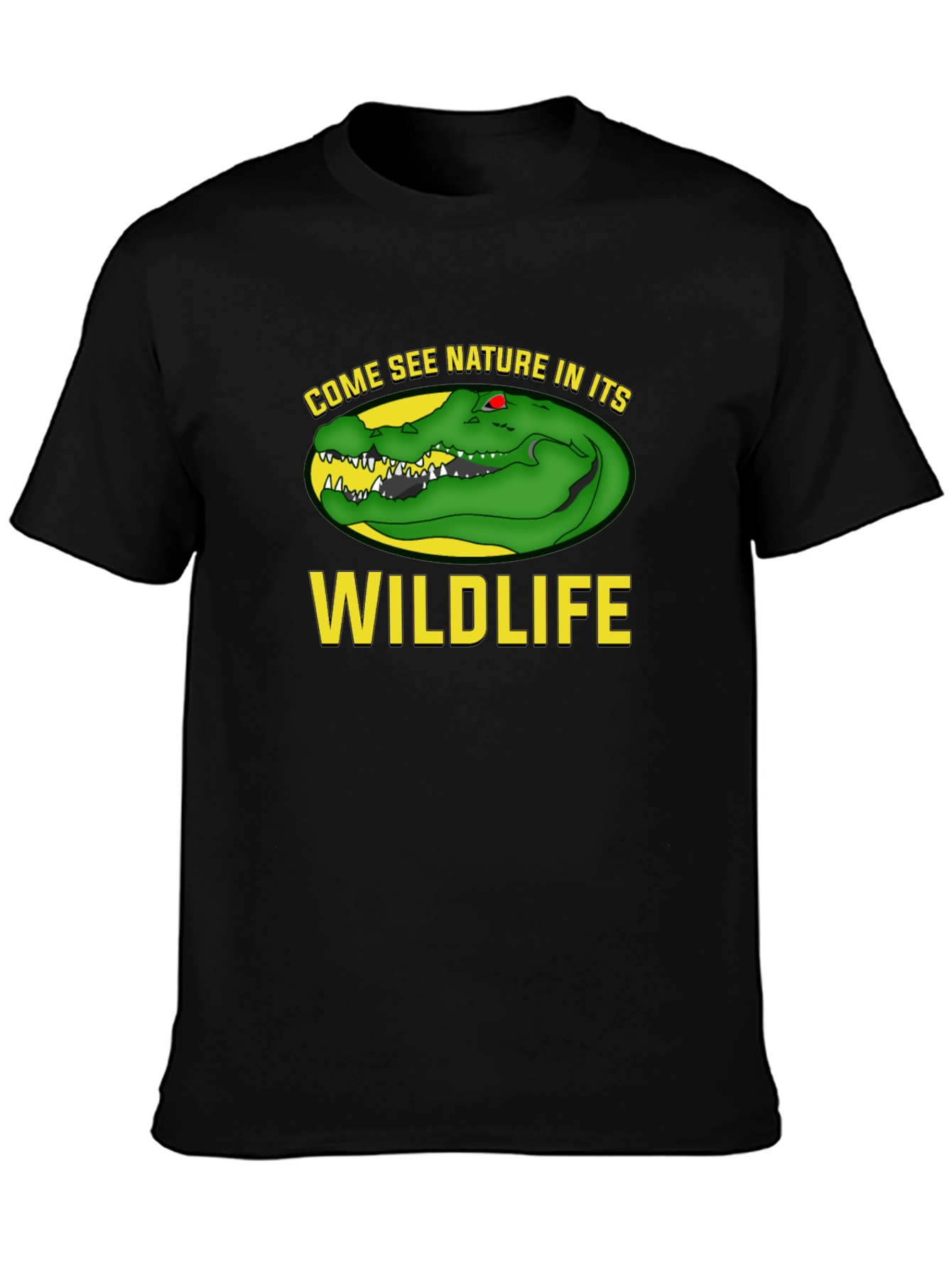 Come See Wildlife Black T-Shirt