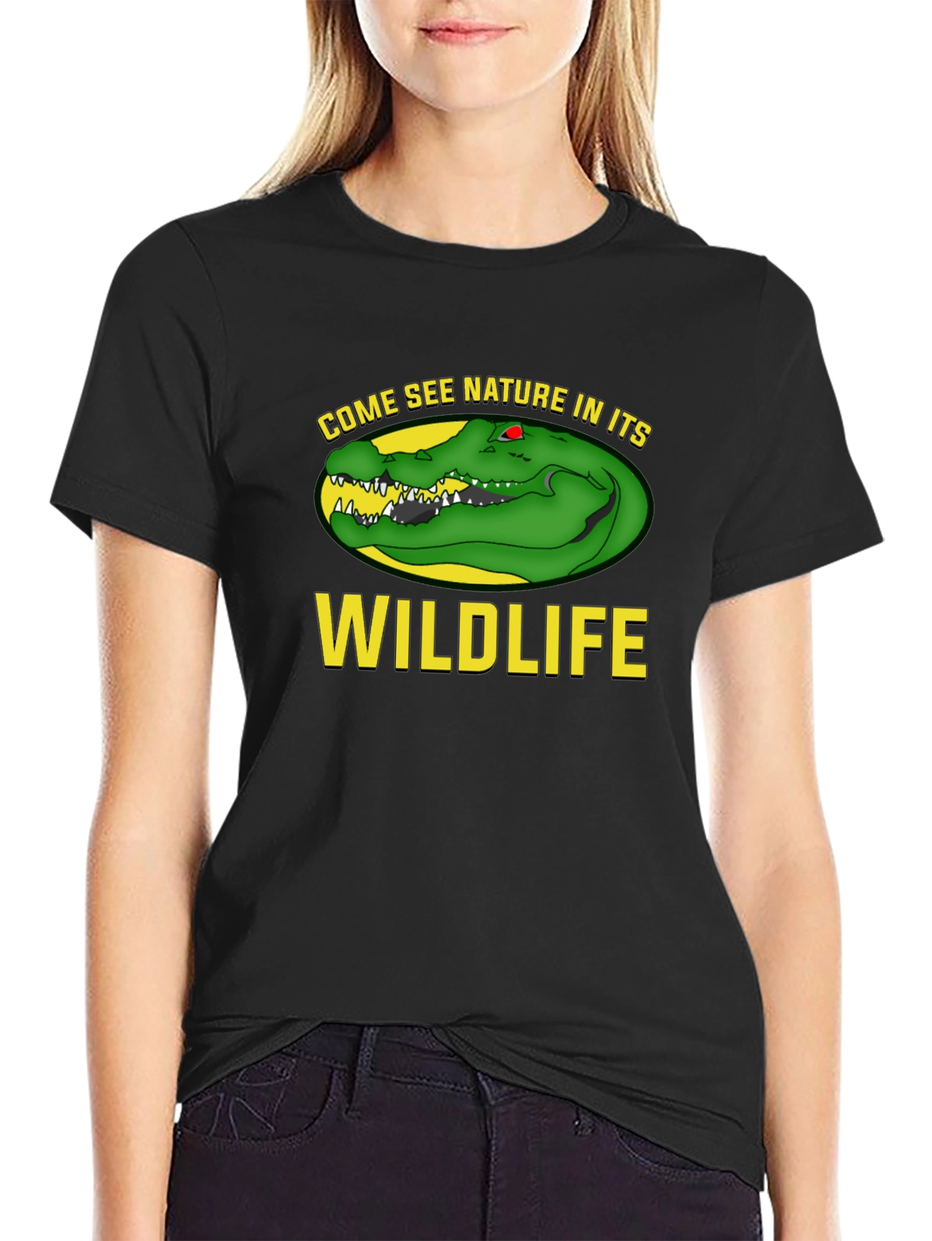 Come See Wildlife Black T-Shirt