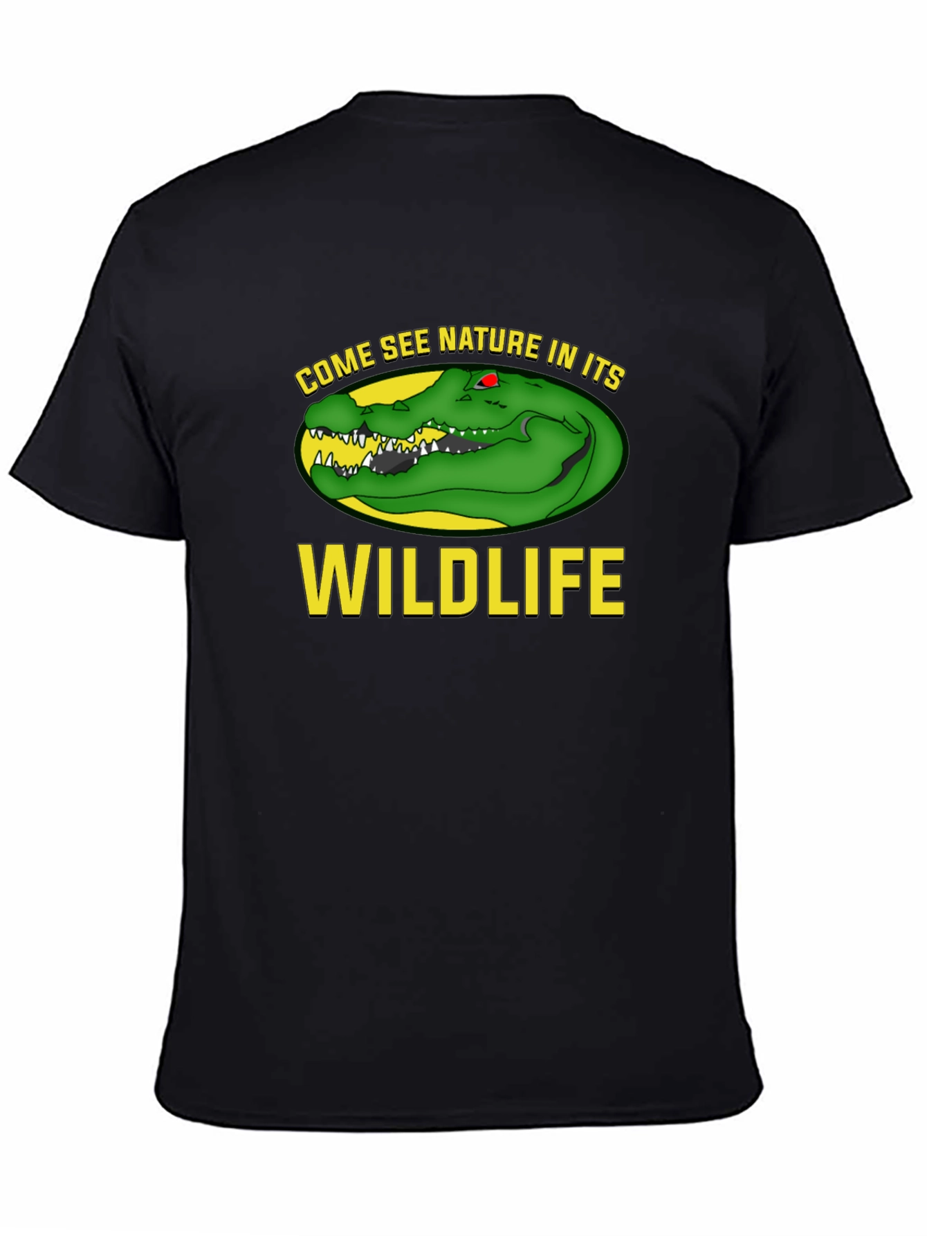 Come See Wildlife Black T-Shirt