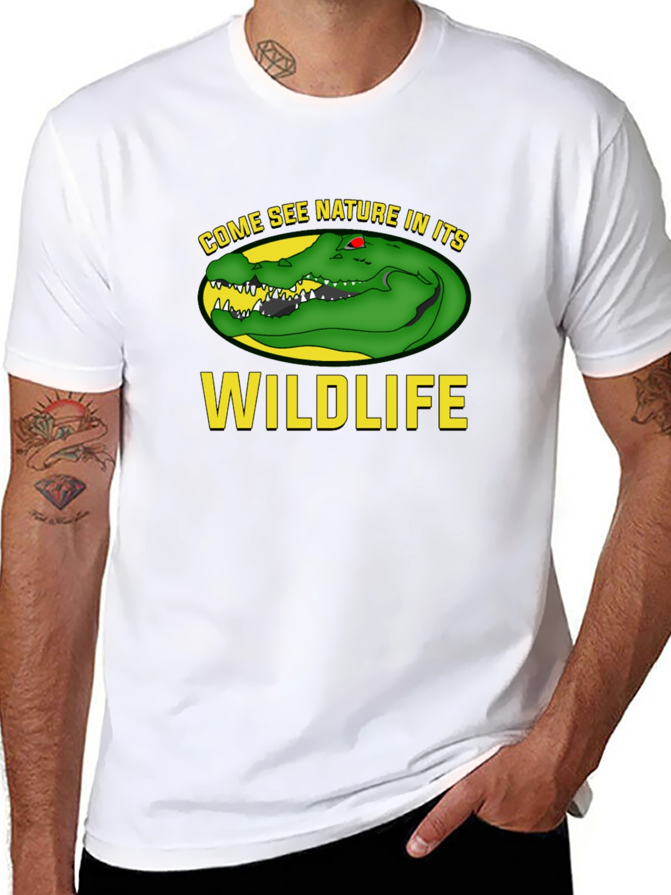Come See Wildlife Black T-Shirt