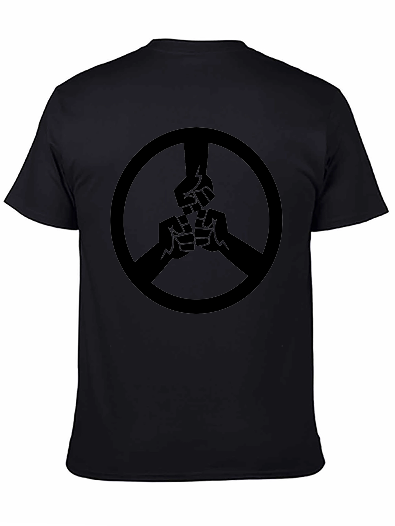 Unity Fist Circle Black T-Shirt