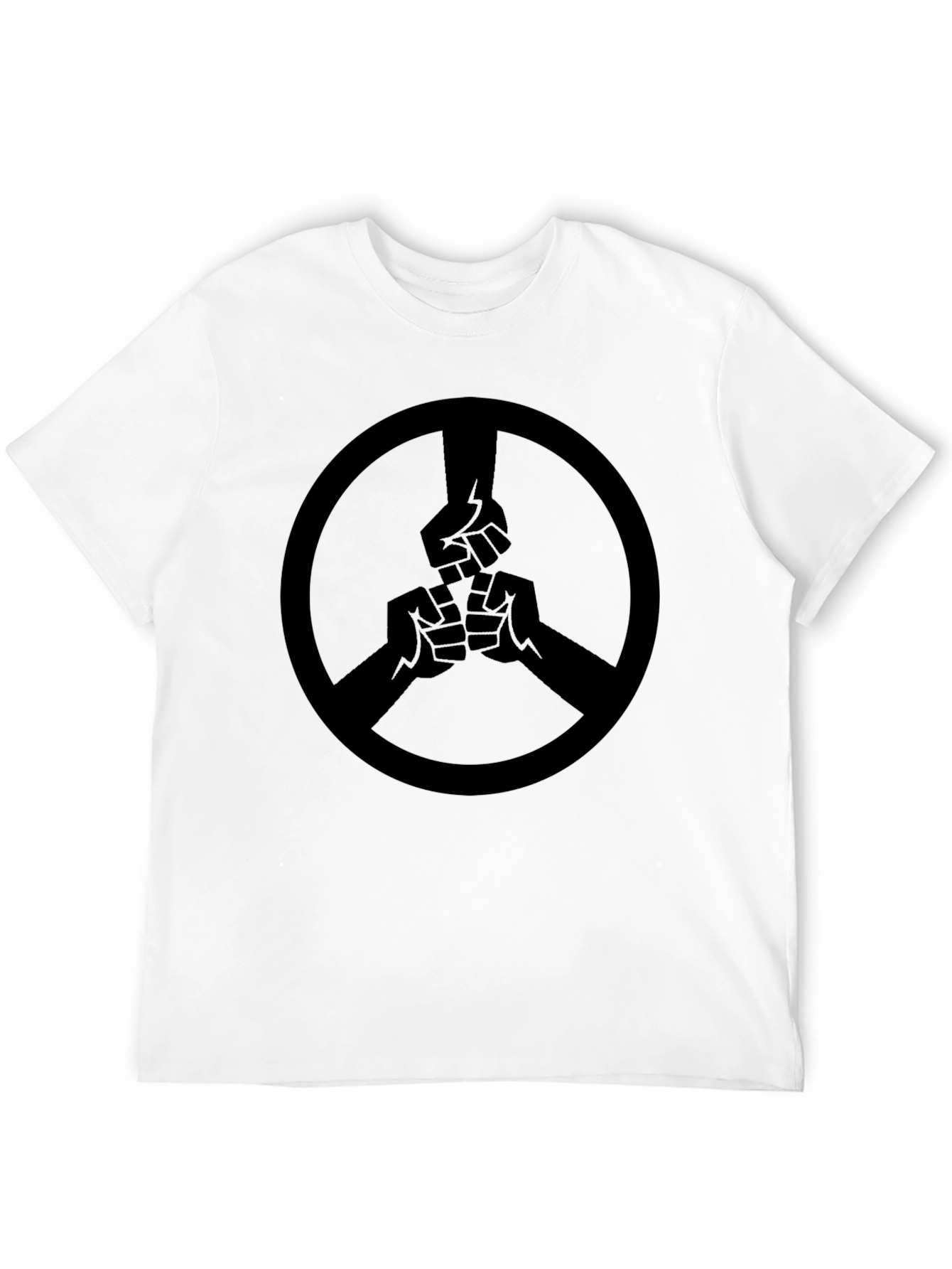 Unity Fist Circle Black T-Shirt