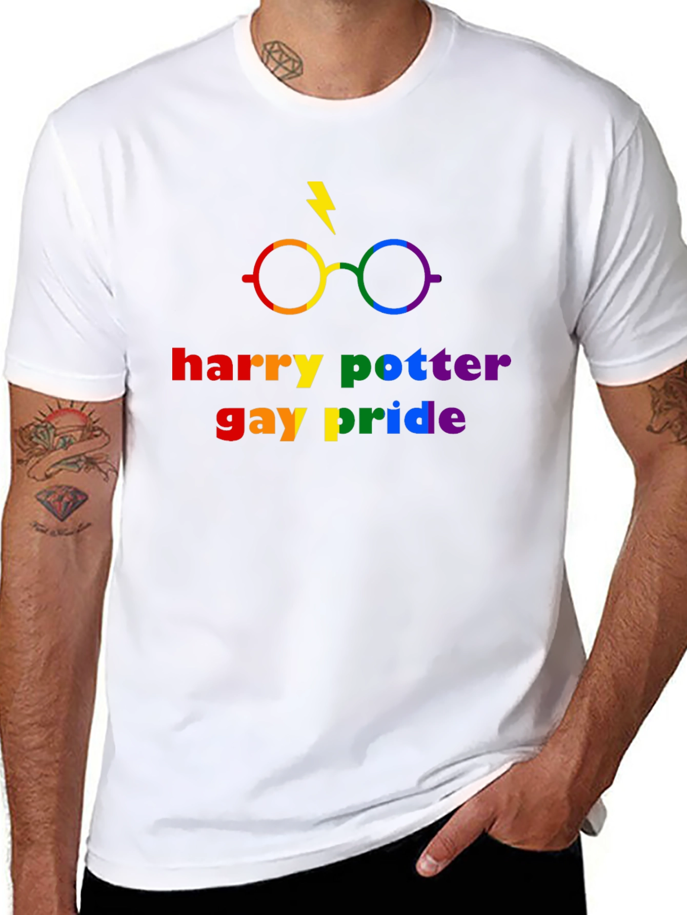Harry Potter Gay Pride Rainbow T-Shirt