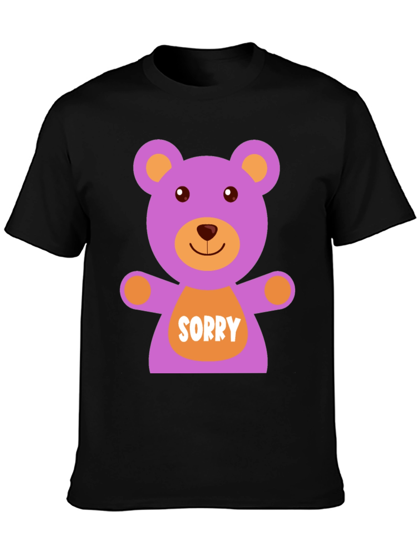 Sorry Bear Graphic T-Shirt - Cute Apology Gift