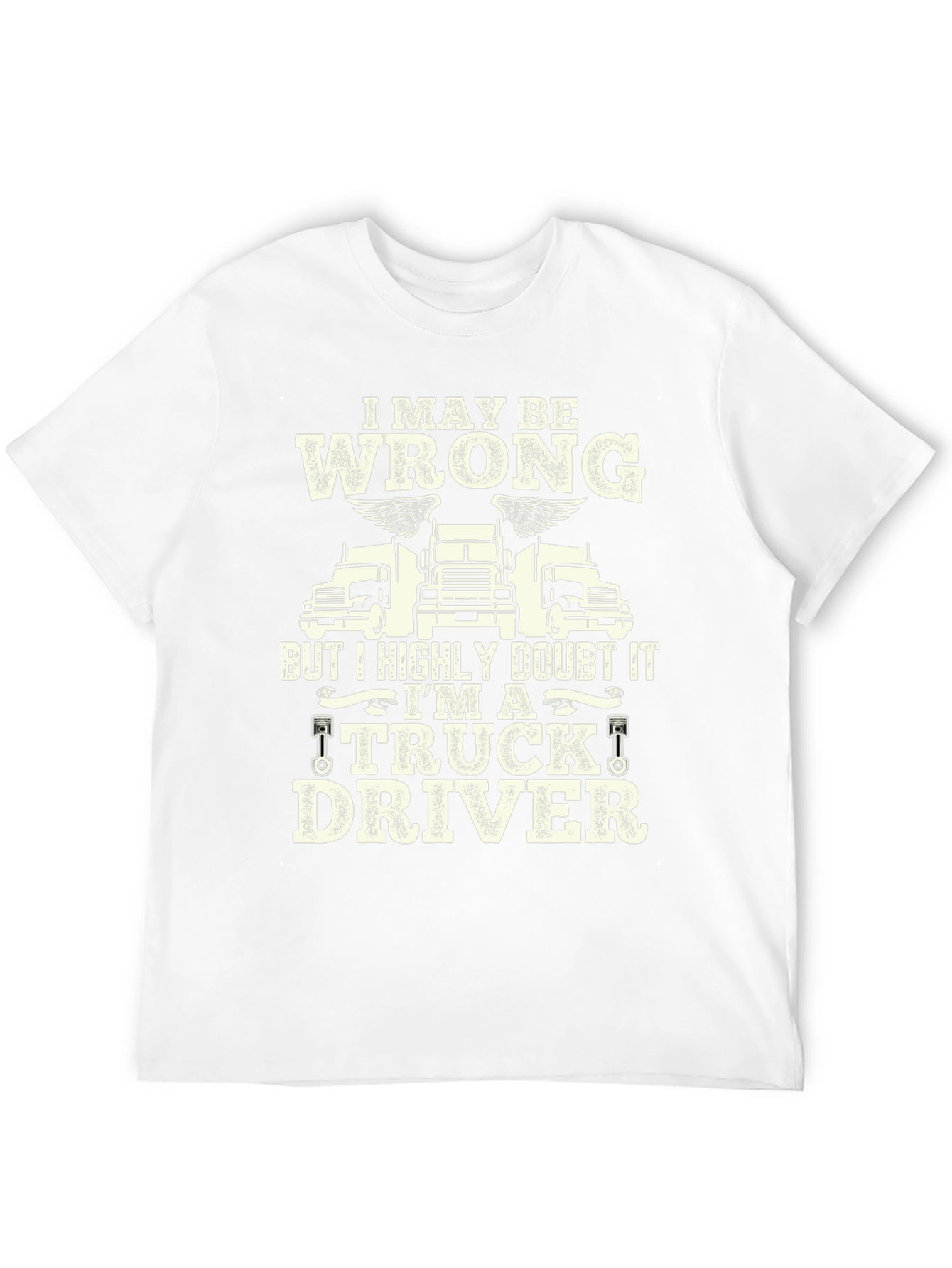 Truck Driver Graphic T-Shirt - Black