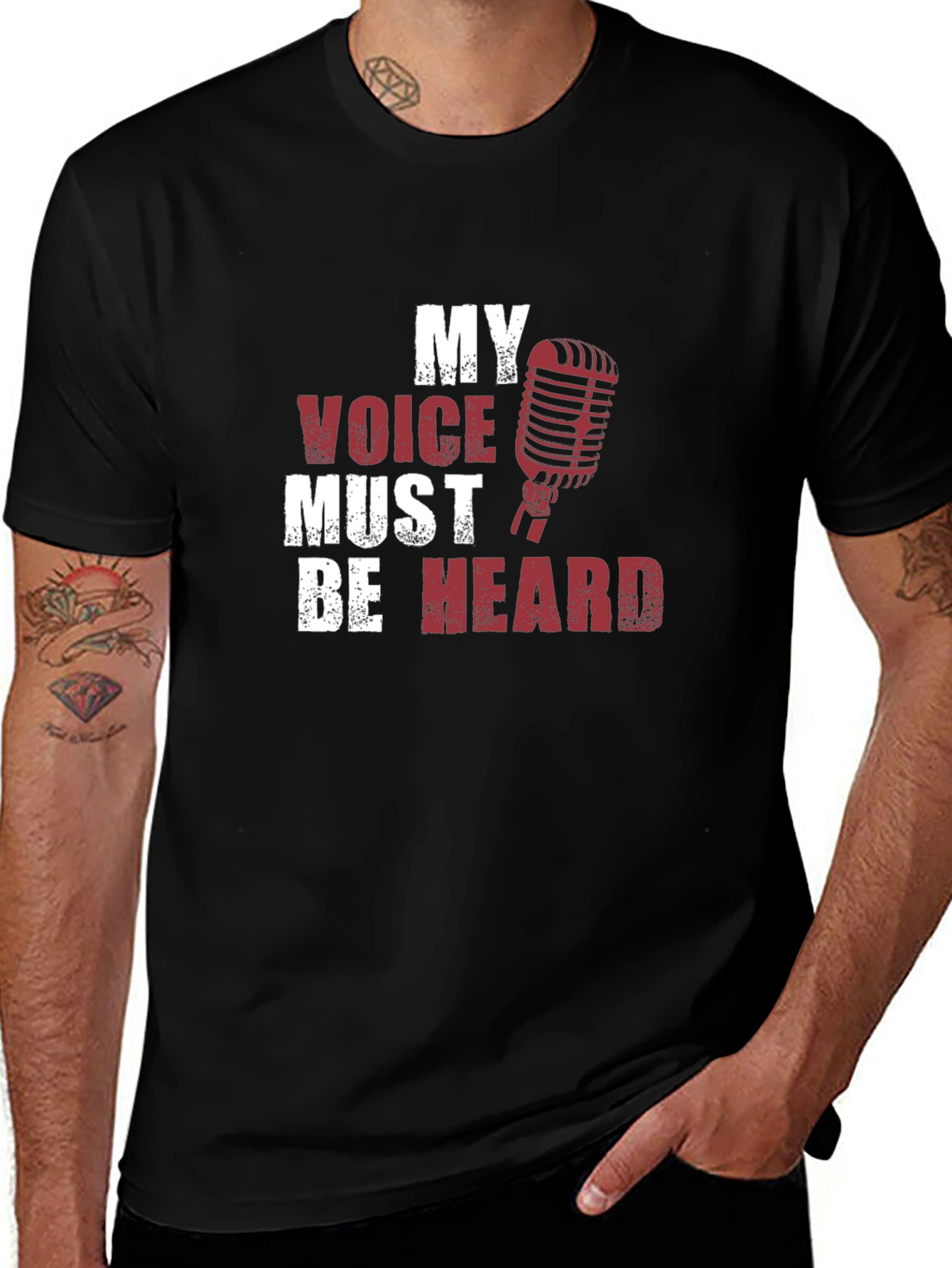 My Voice Must Be Heard Graphic T-Shirt
