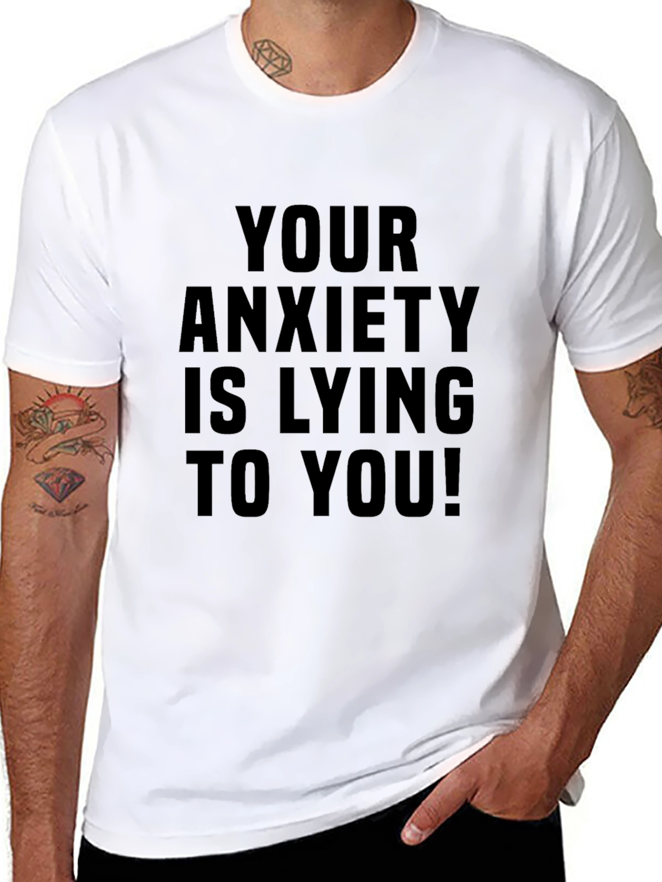Anxiety Awareness T-Shirt - Motivational Graphic Tee