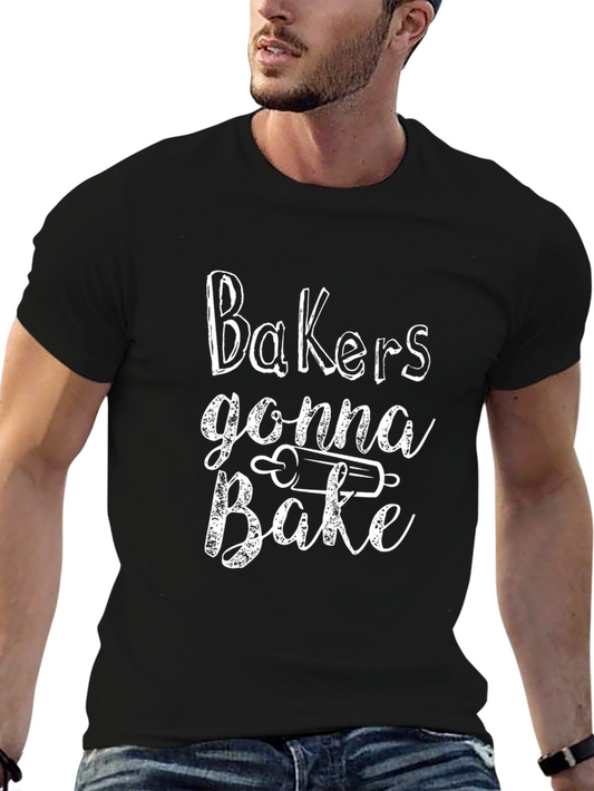 Bakers Gonna Bake Graphic T-Shirt - Black