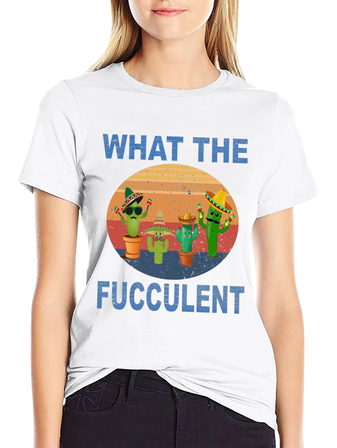 What The Fucculent Cactus T-Shirt