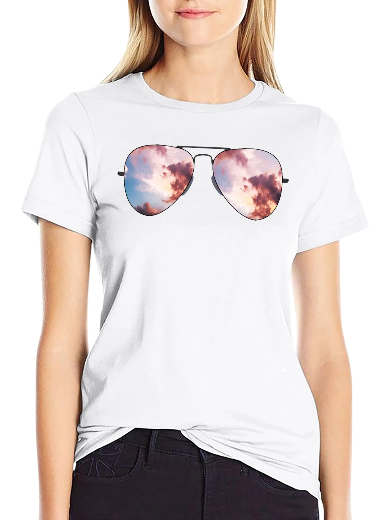 Sunset Reflection Aviator T-Shirt