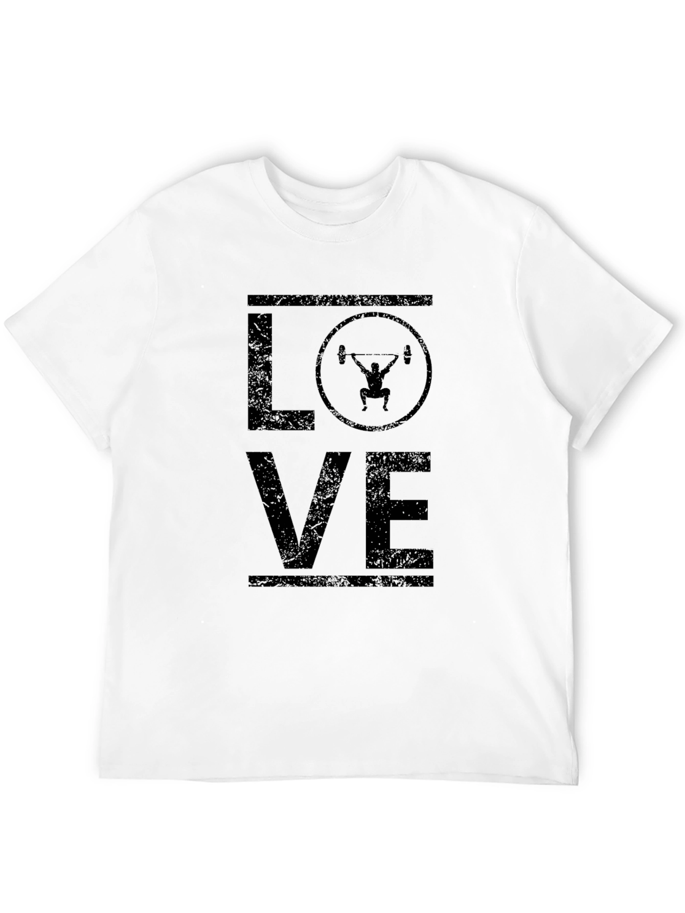 Weightlifting Love Graphic Tee - Black T-Shirt