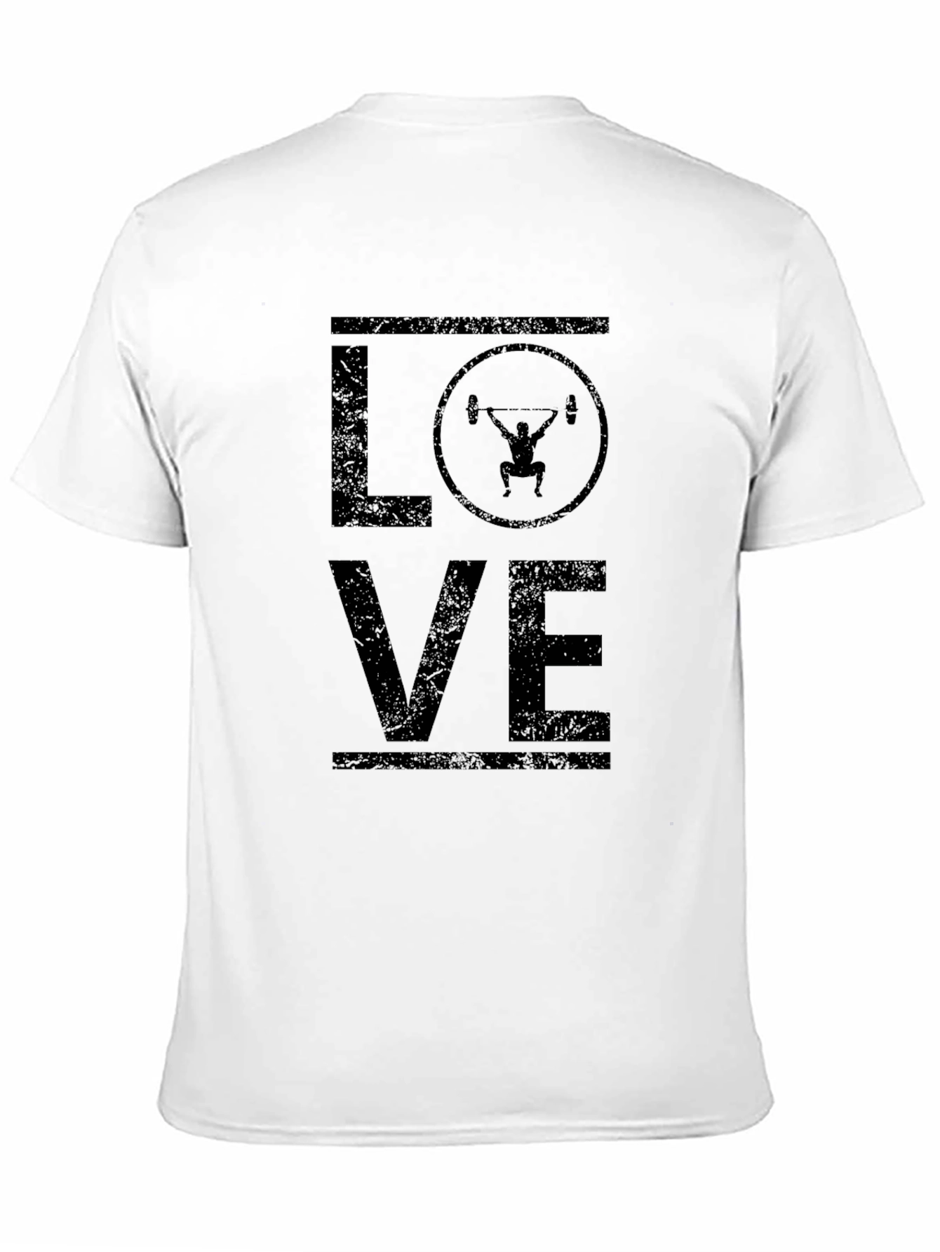 Weightlifting Love Graphic Tee - Black T-Shirt