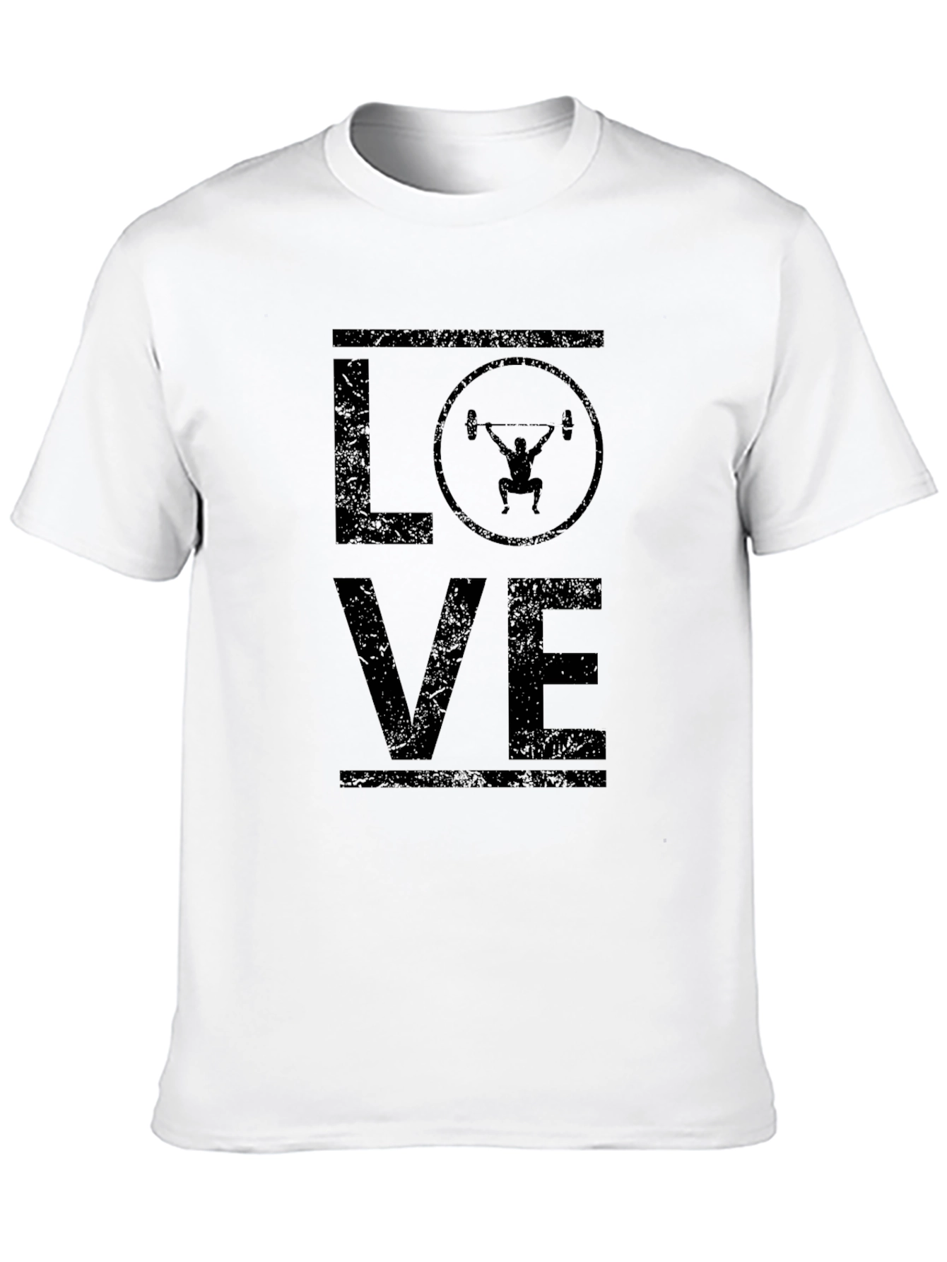 Weightlifting Love Graphic Tee - Black T-Shirt