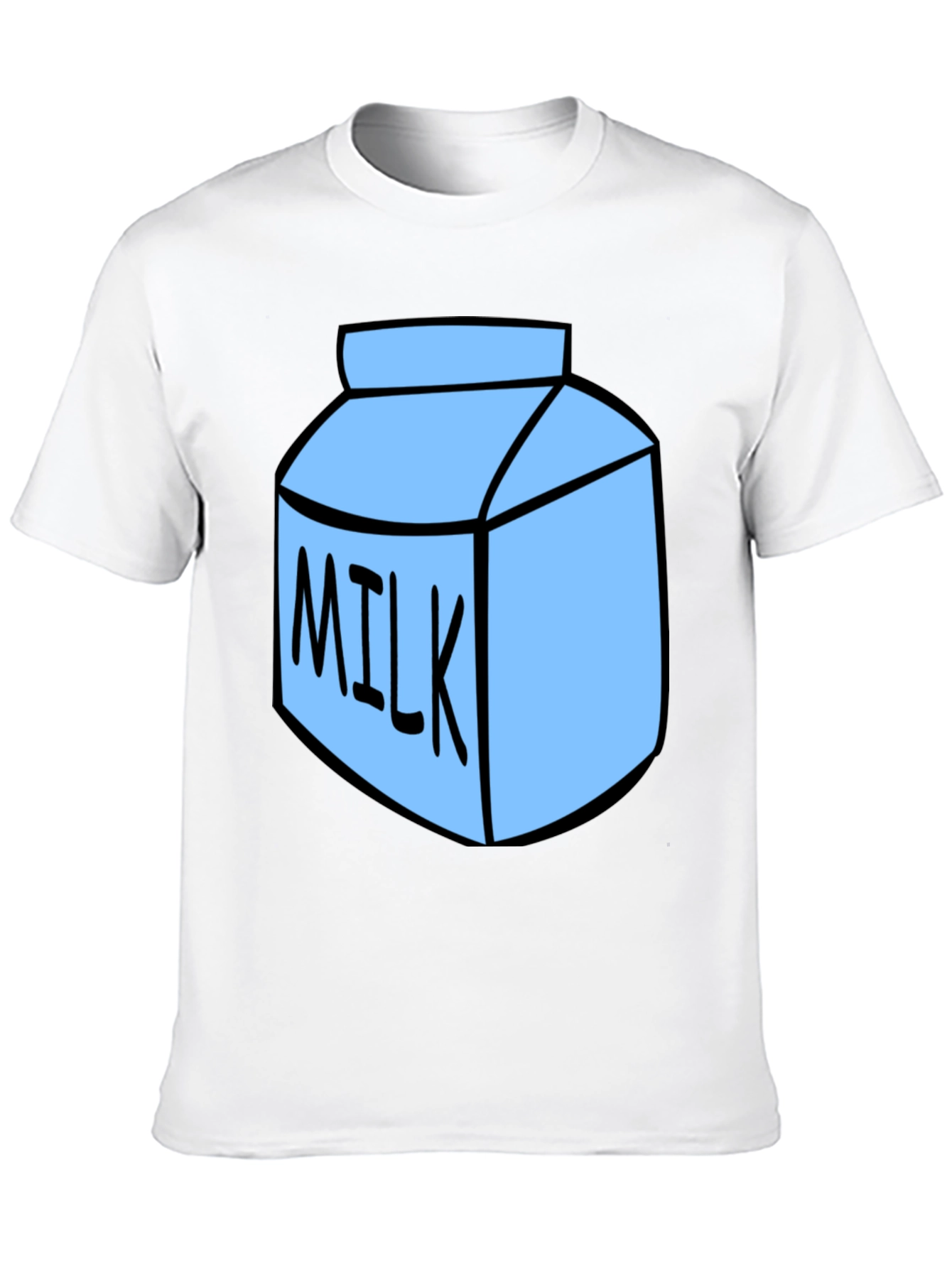 Milk Carton Graphic T-Shirt - Black