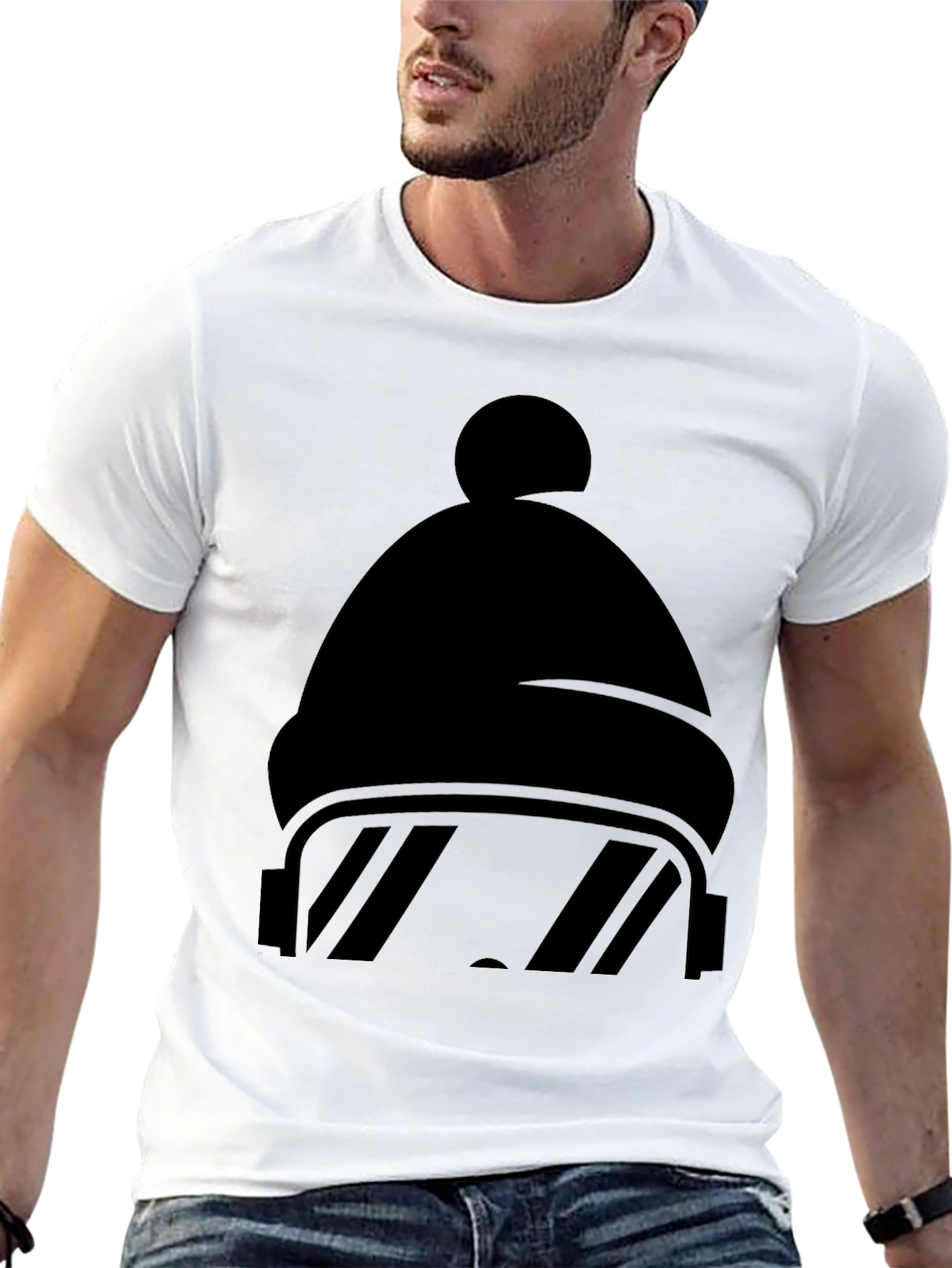 Black Ski Mask Graphic Tee